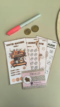 Setje koffiemachine spaarchallenge a6