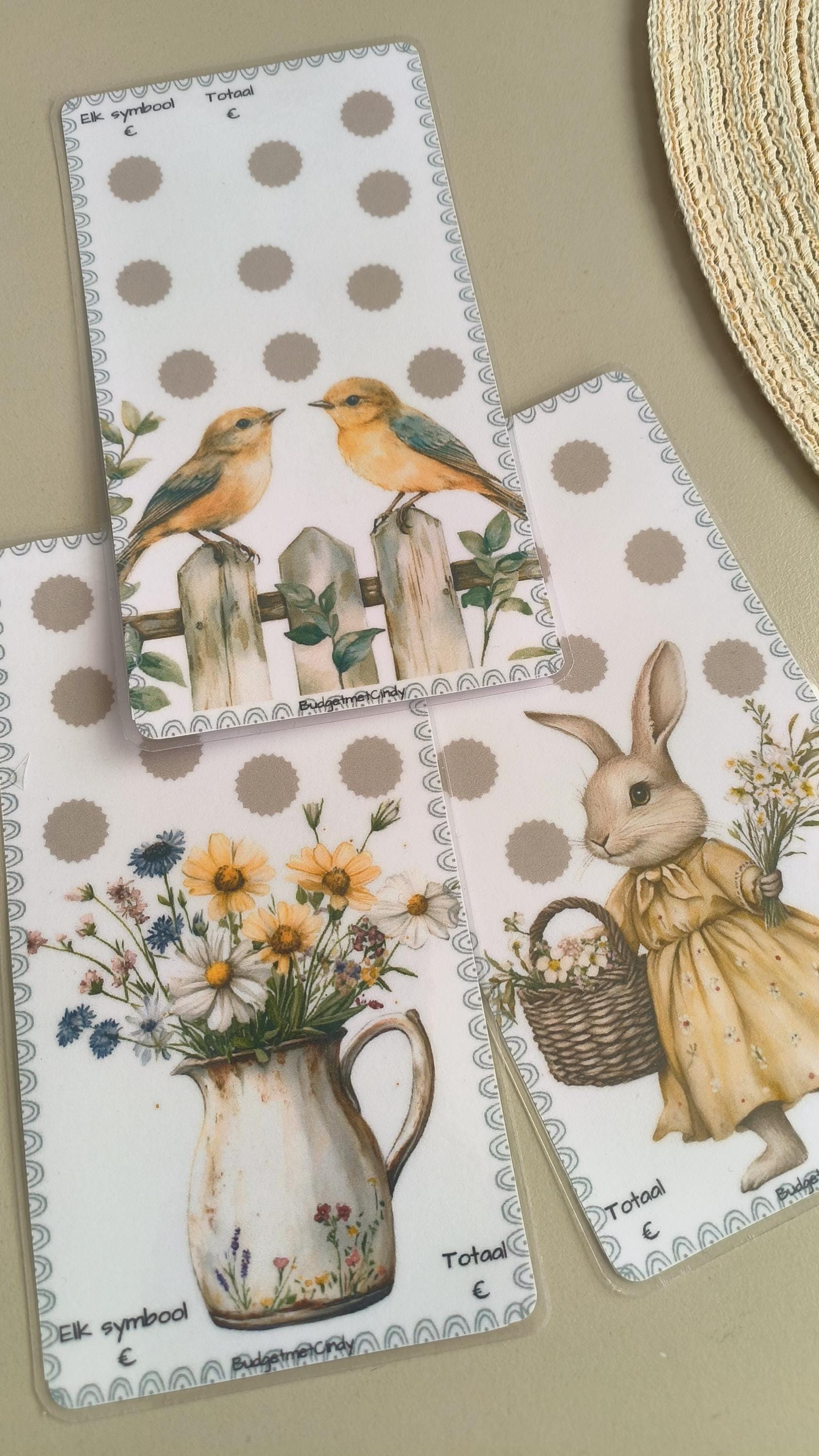 Setje challenge a6 lente schattige dieren