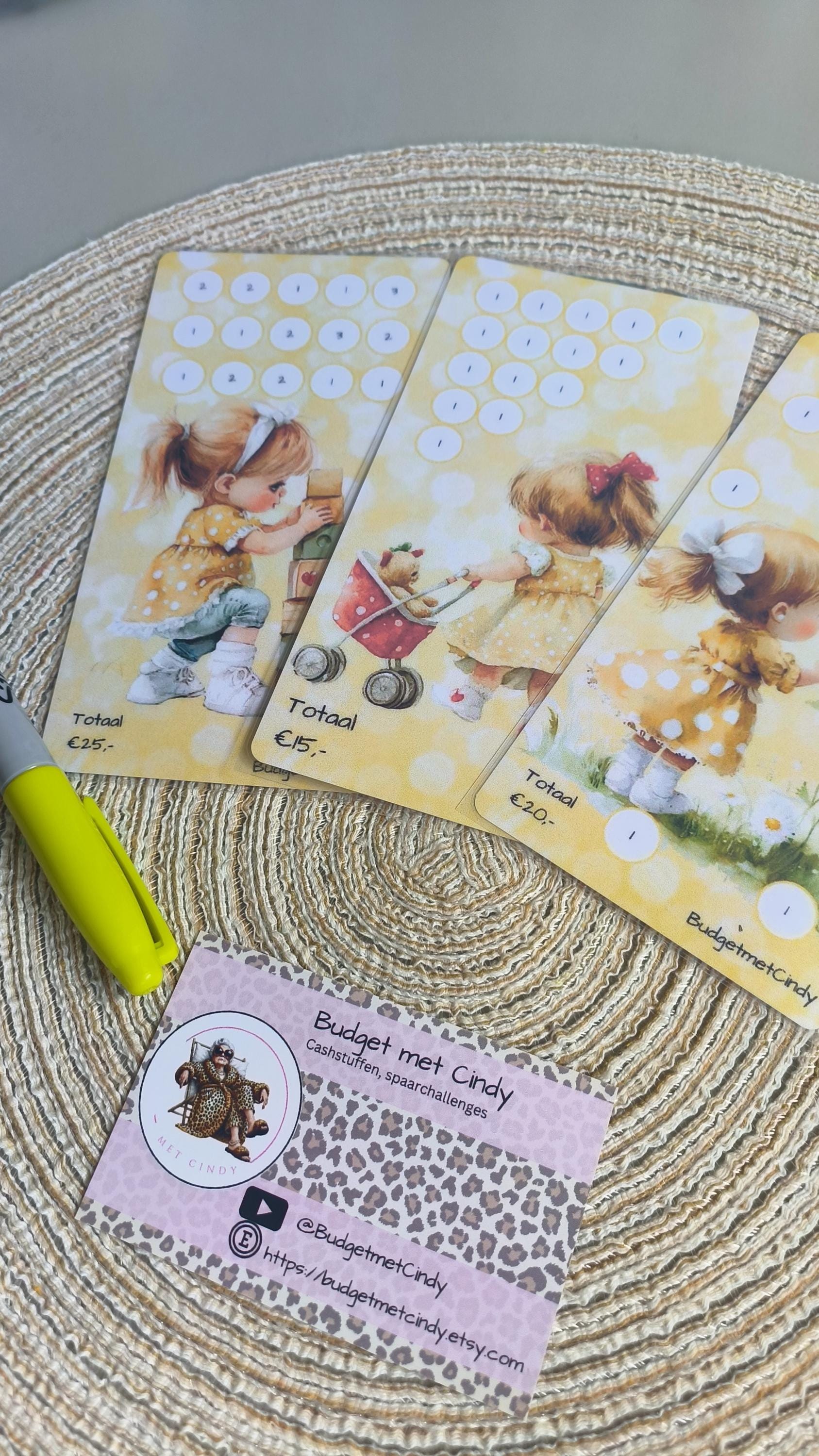 Setje Yellow girl A6