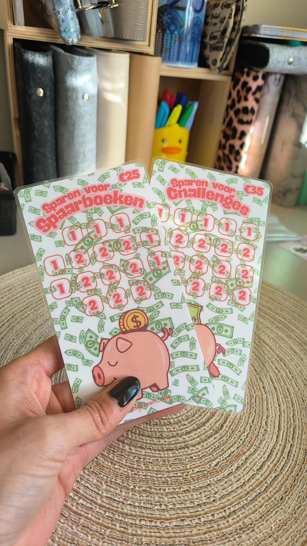 Sparen voor spaarboeken/spaarchallenges A6