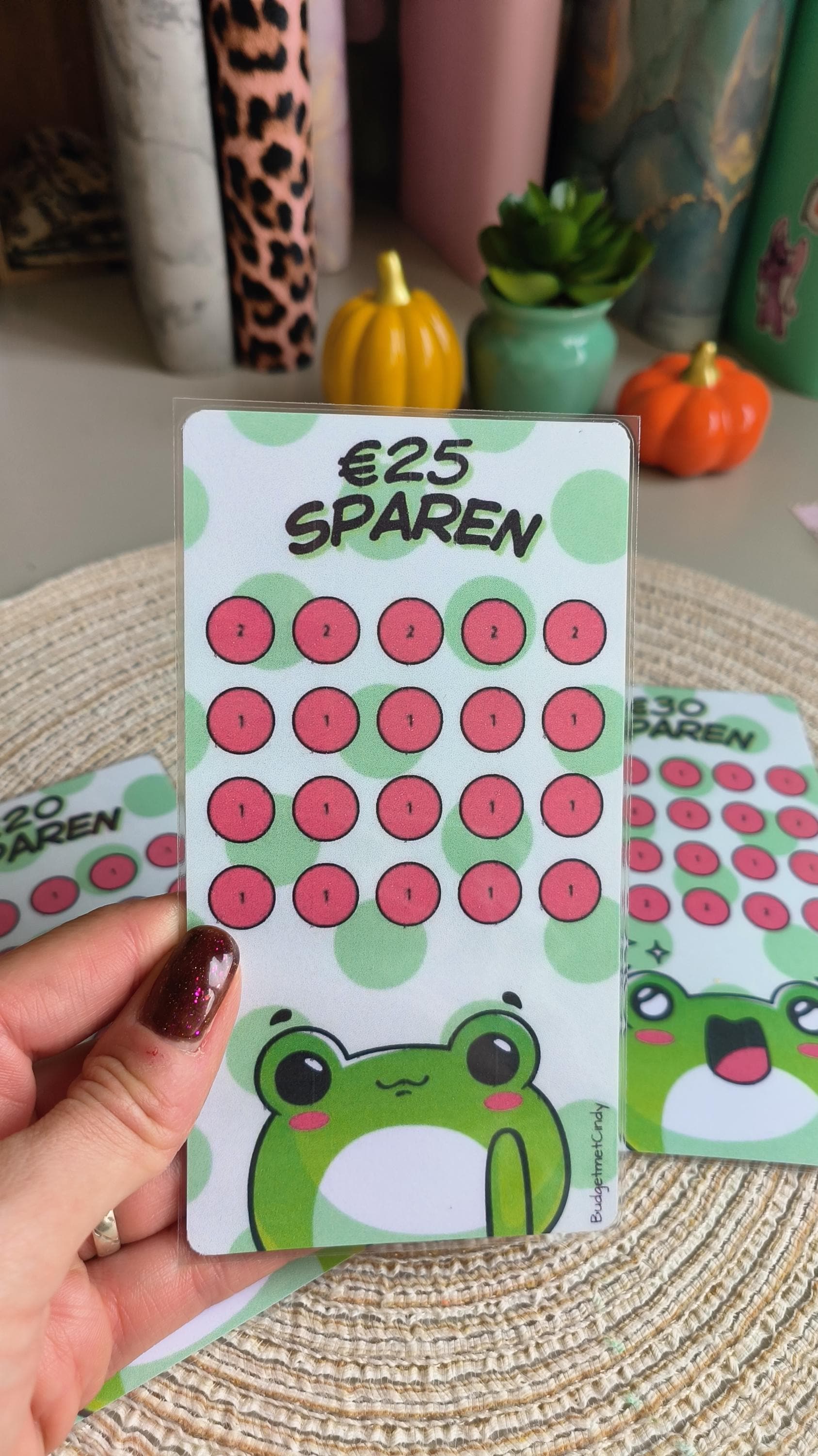 Setje kikker kawaii A6
