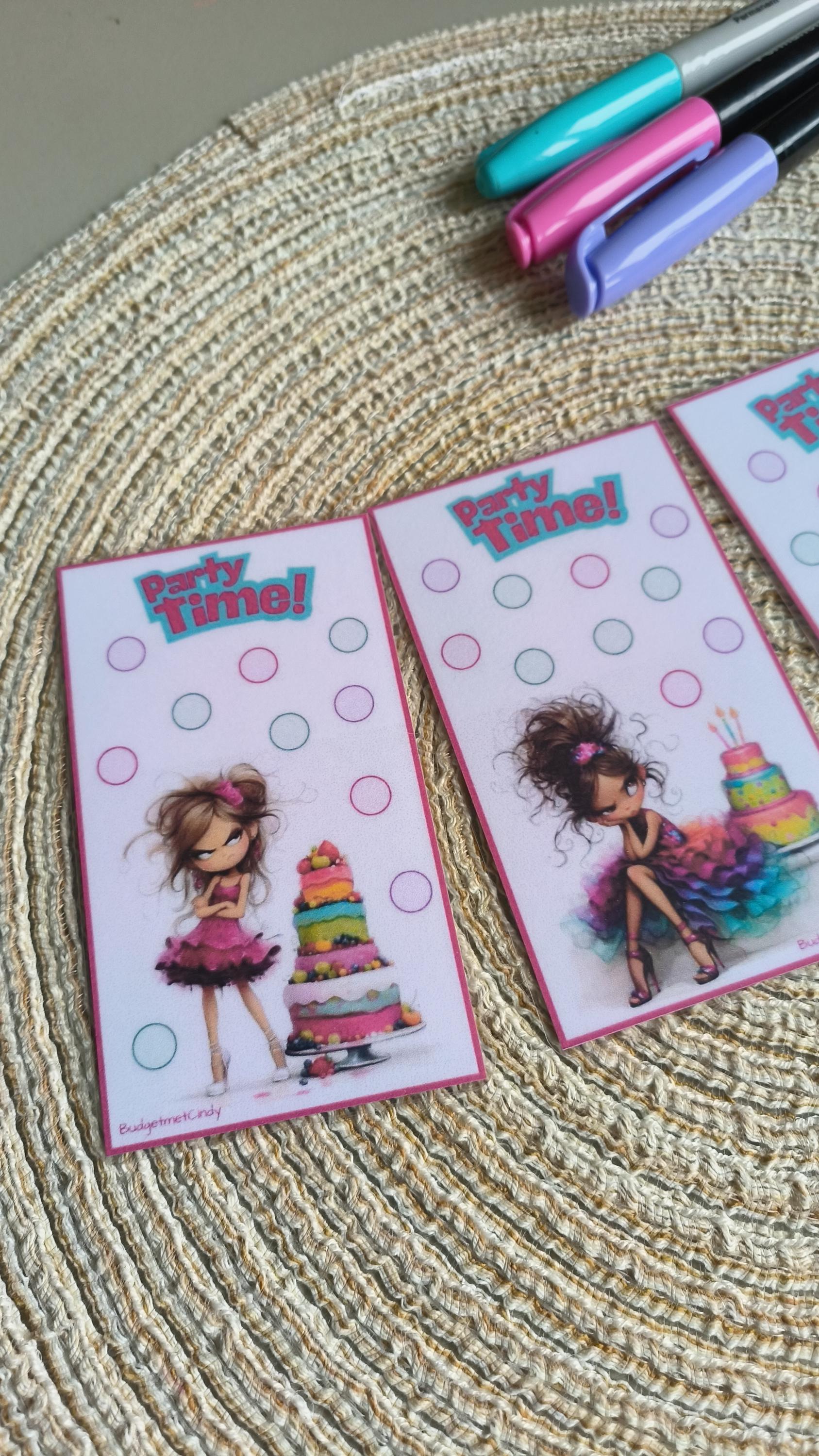 Setje Tiny's a7 Grumpy party girls