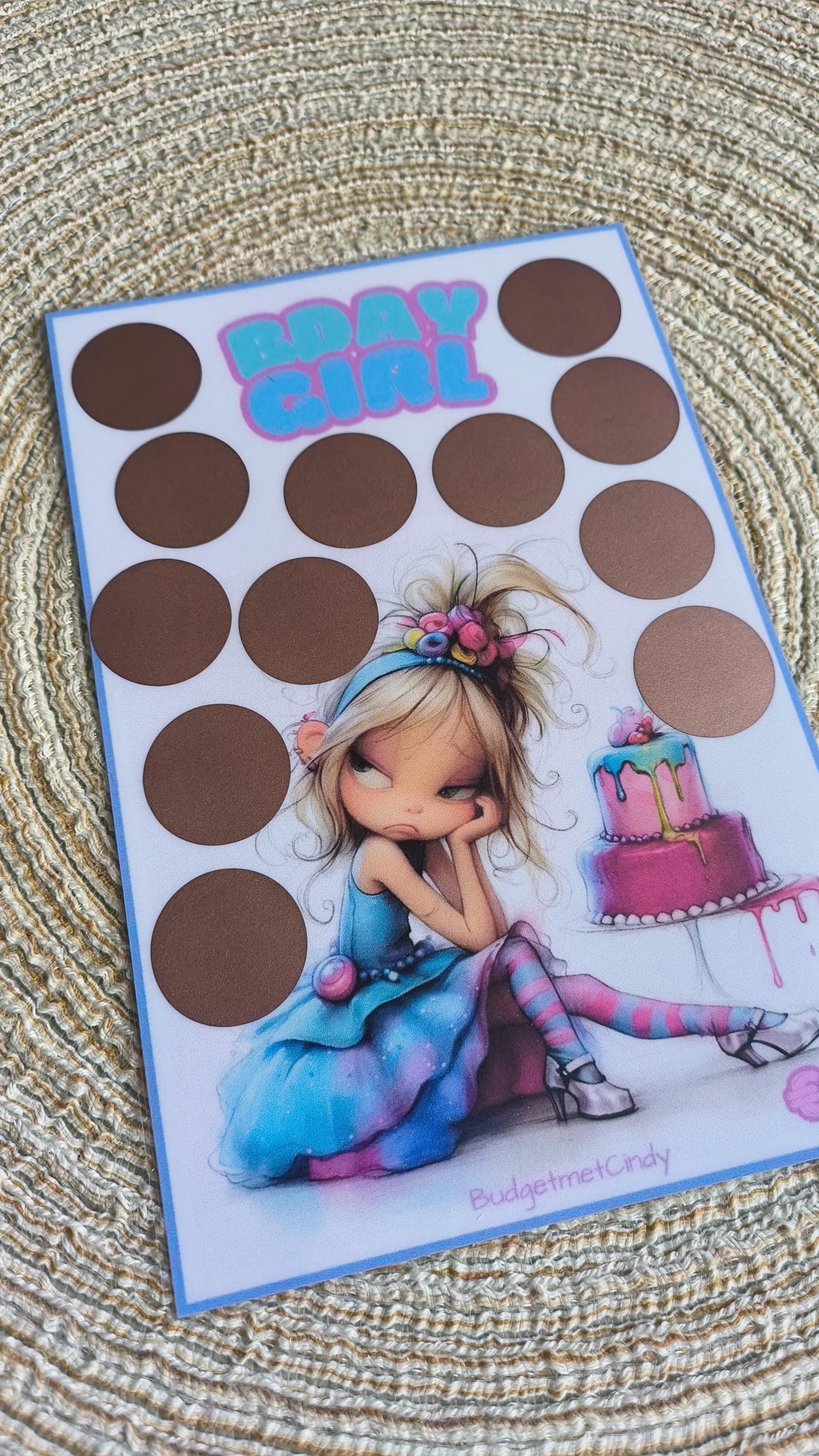 Kraskaart Grumpy party girl a5