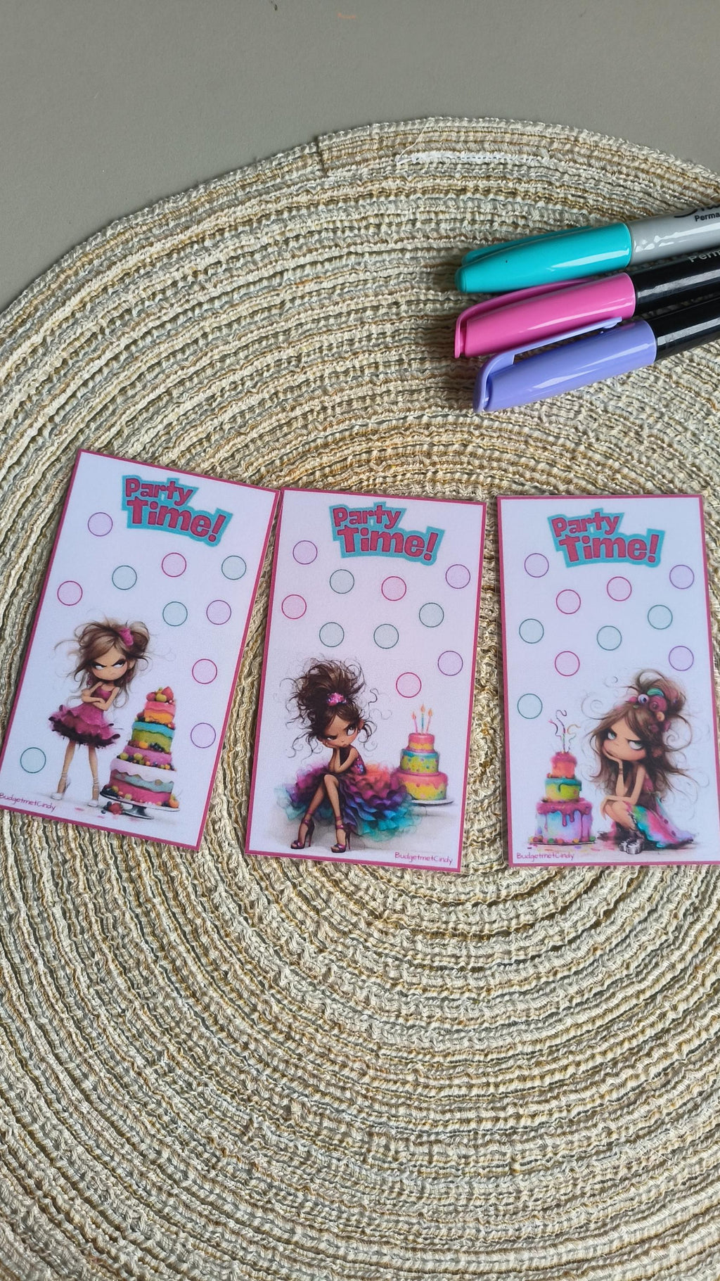 Setje Tiny's a7 Grumpy party girls