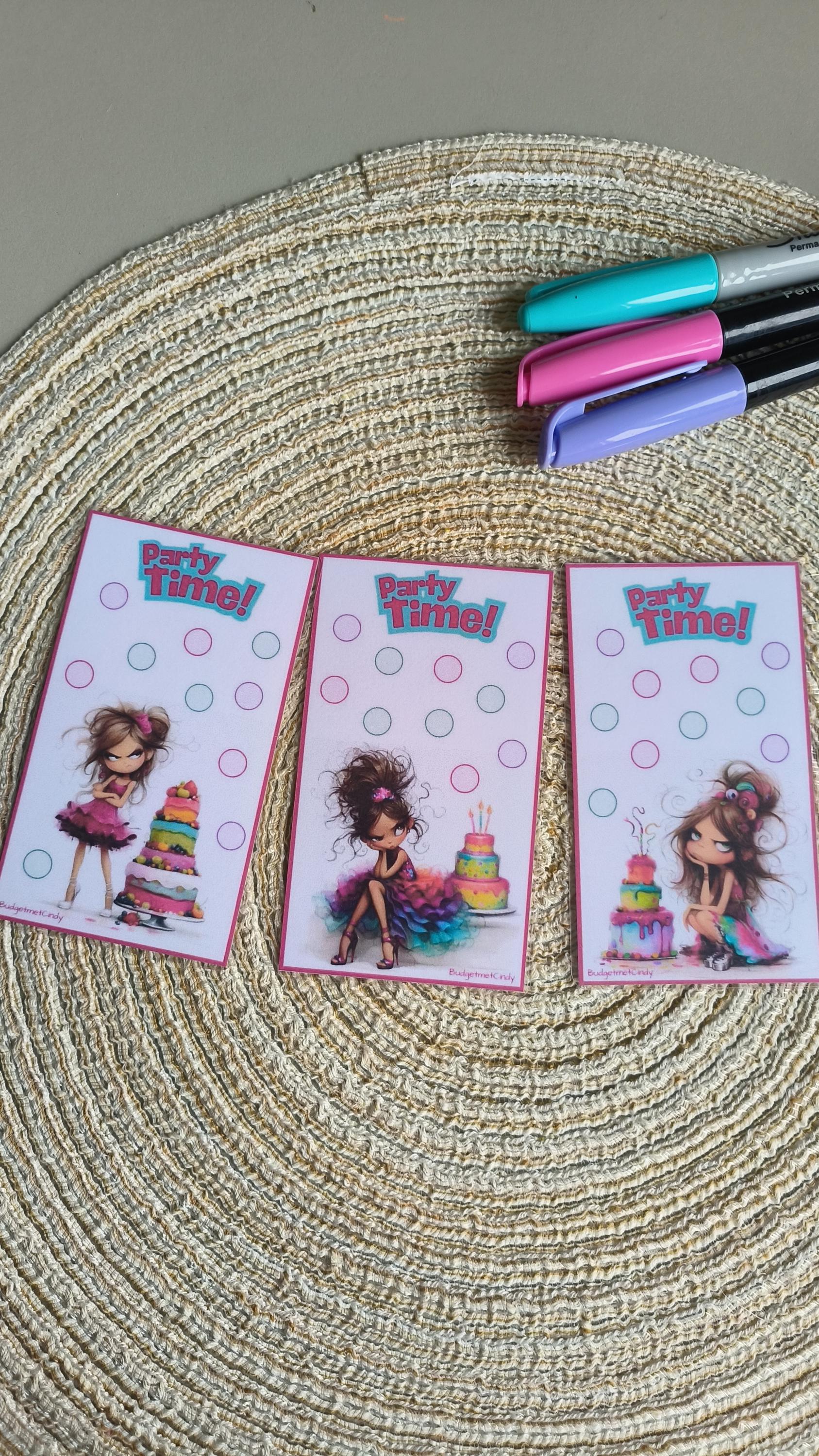 Setje Tiny's a7 Grumpy party girls