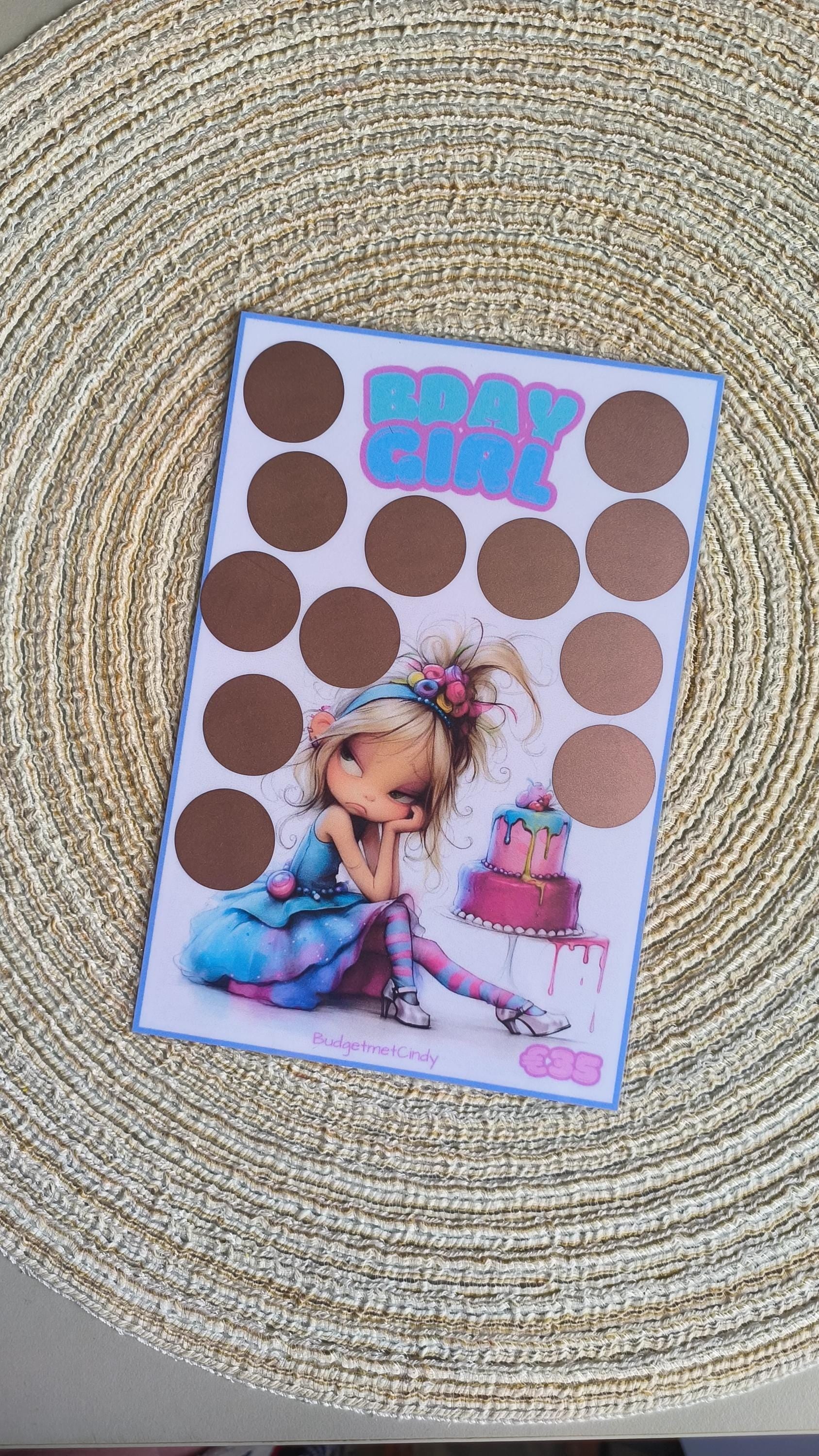 Kraskaart Grumpy party girl a5