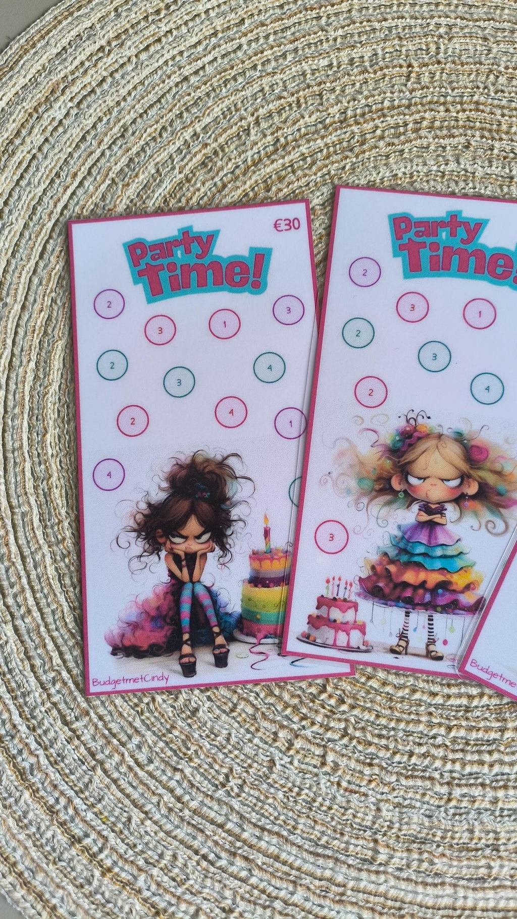 Setje Grumpy party girls A6