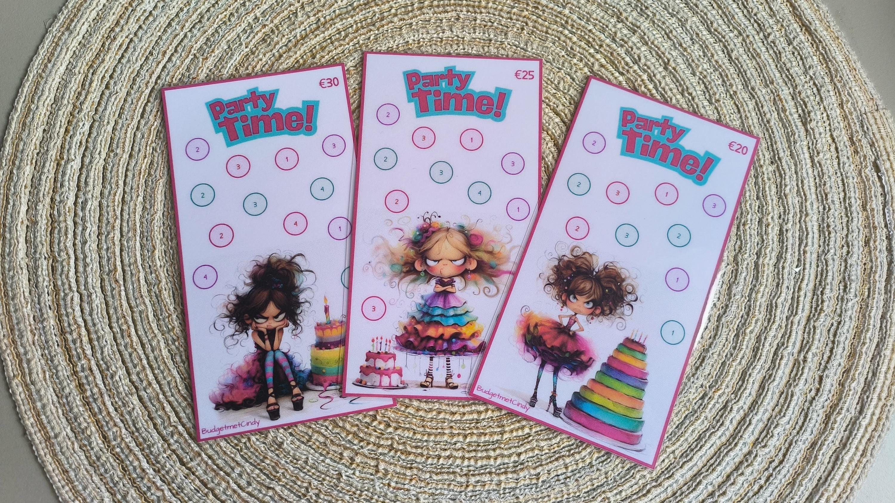 Setje Grumpy party girls A6