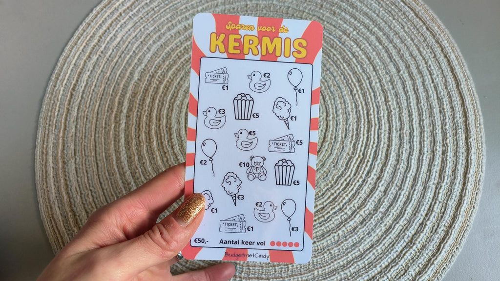 A6 sparen feest/kermis
