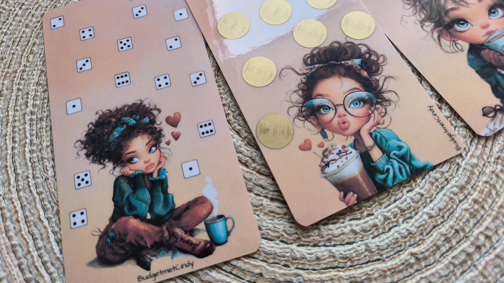 Setje A6 Valentijn koffie girls
