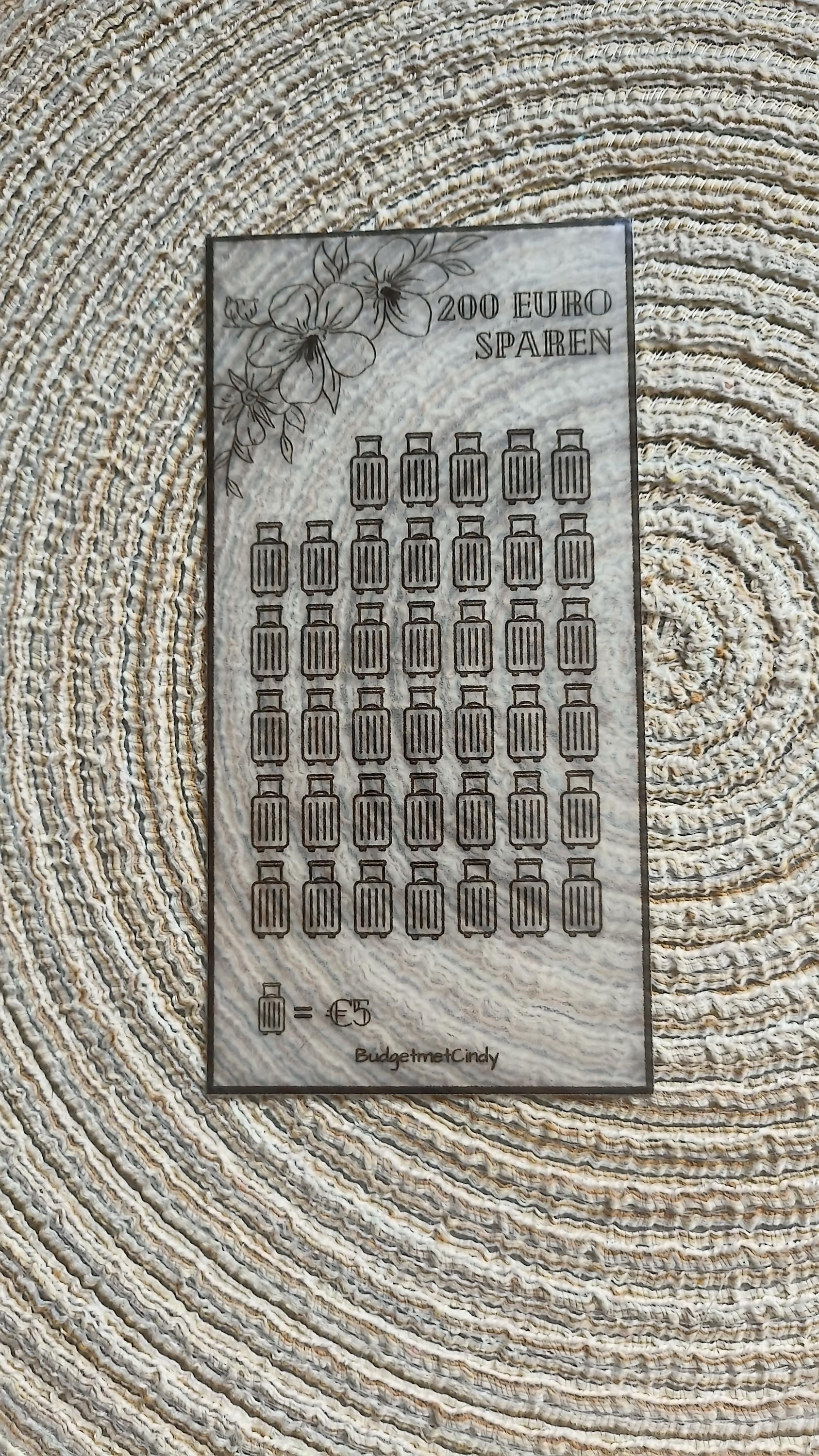 A6 luxe spaarchallenge