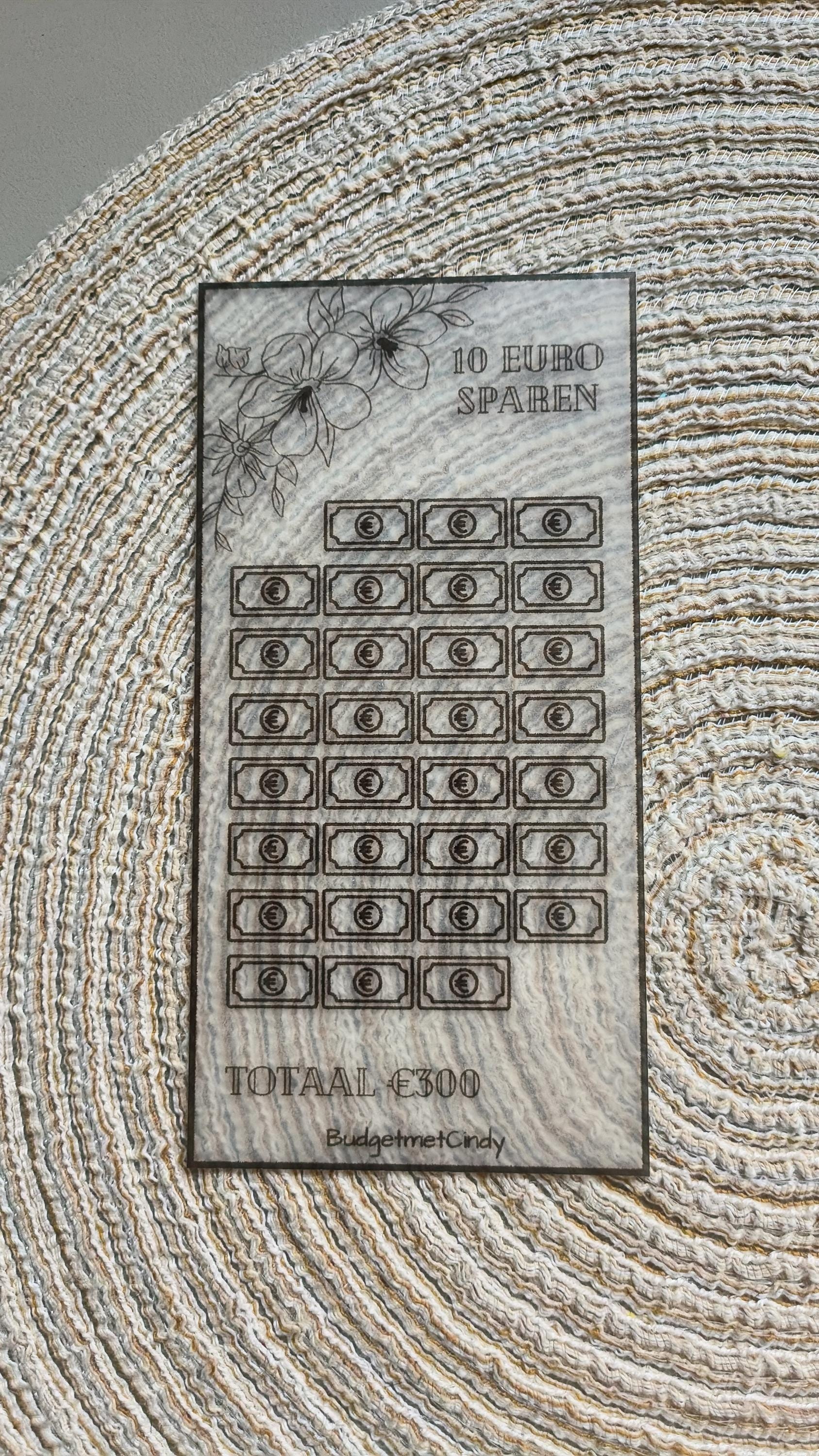 A6 luxe spaarchallenge