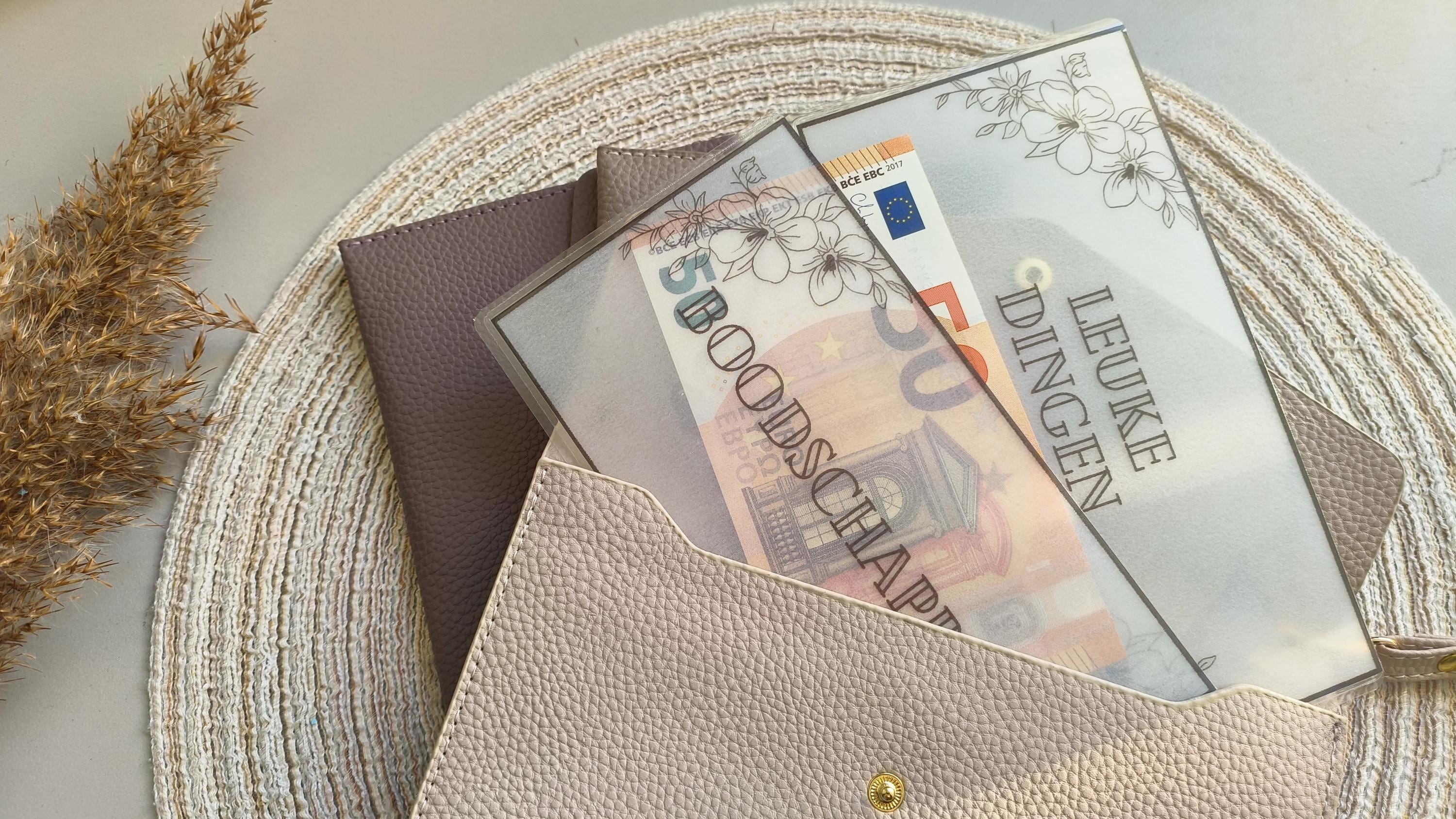 Insteek mapje luxe travel wallet