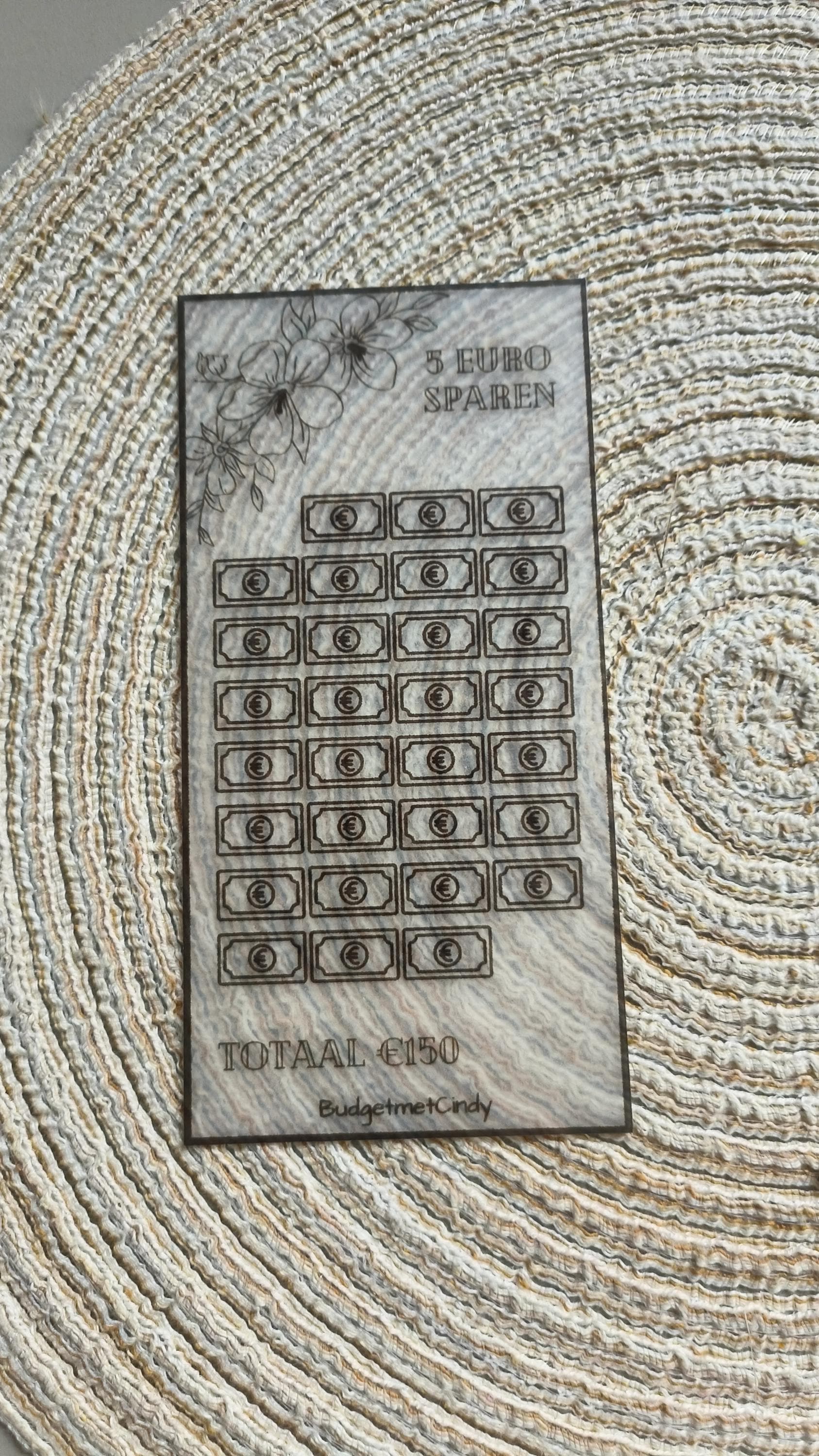 A6 luxe spaarchallenge