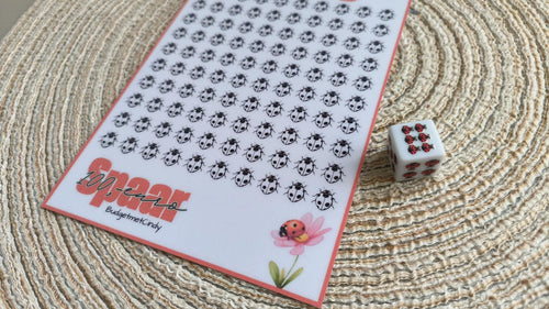 A5 lovely ladybug dobbel