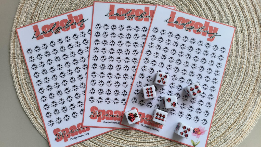 A5 lovely ladybug dobbel