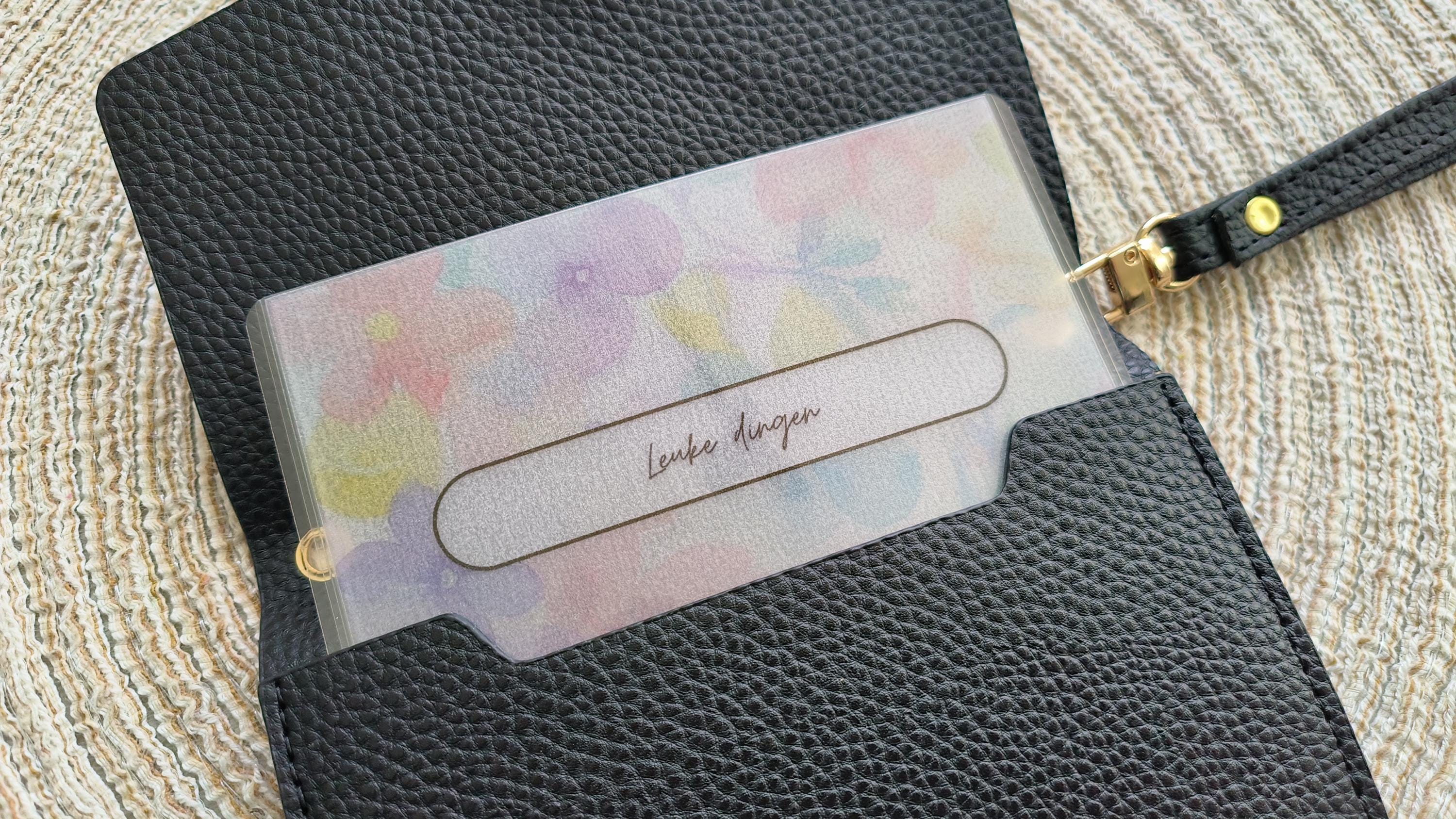 Insteek mapje luxe wallet mini lente