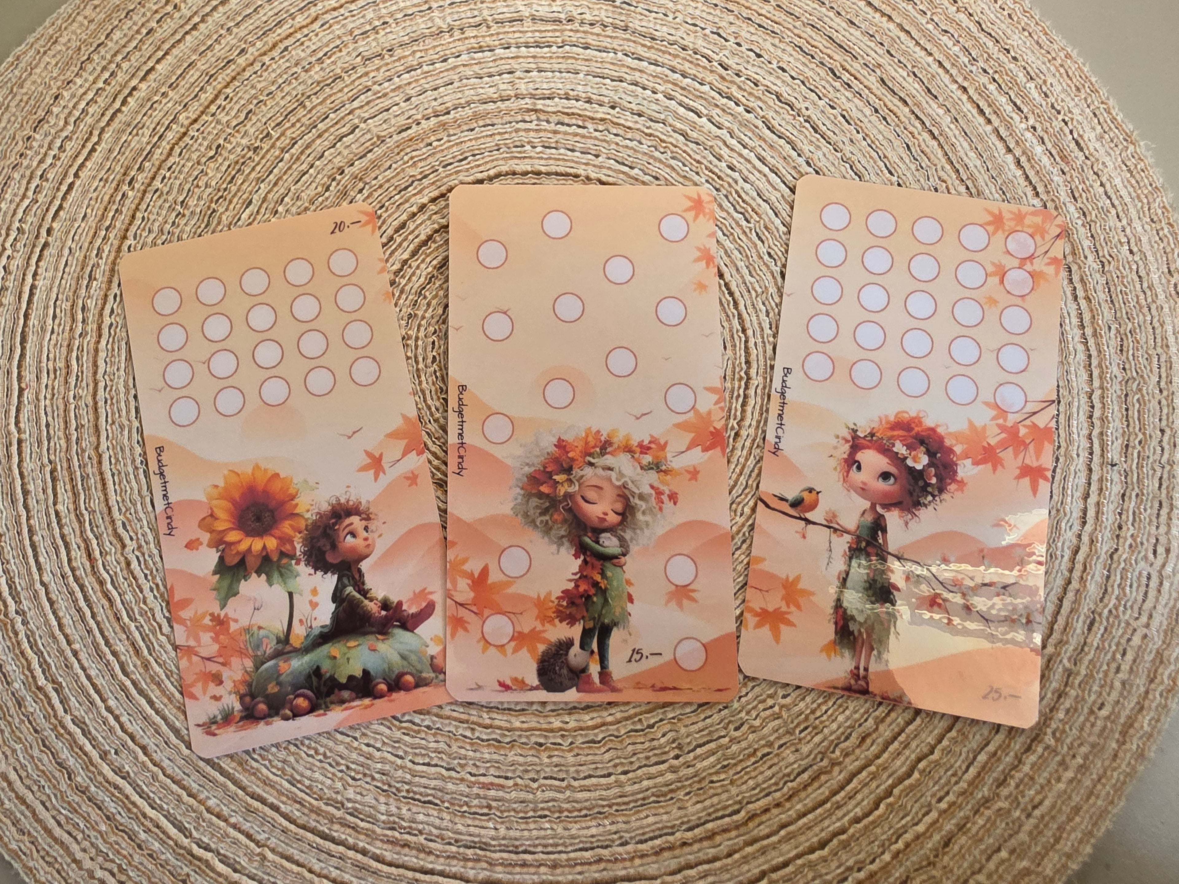 A6 setje orange fairys