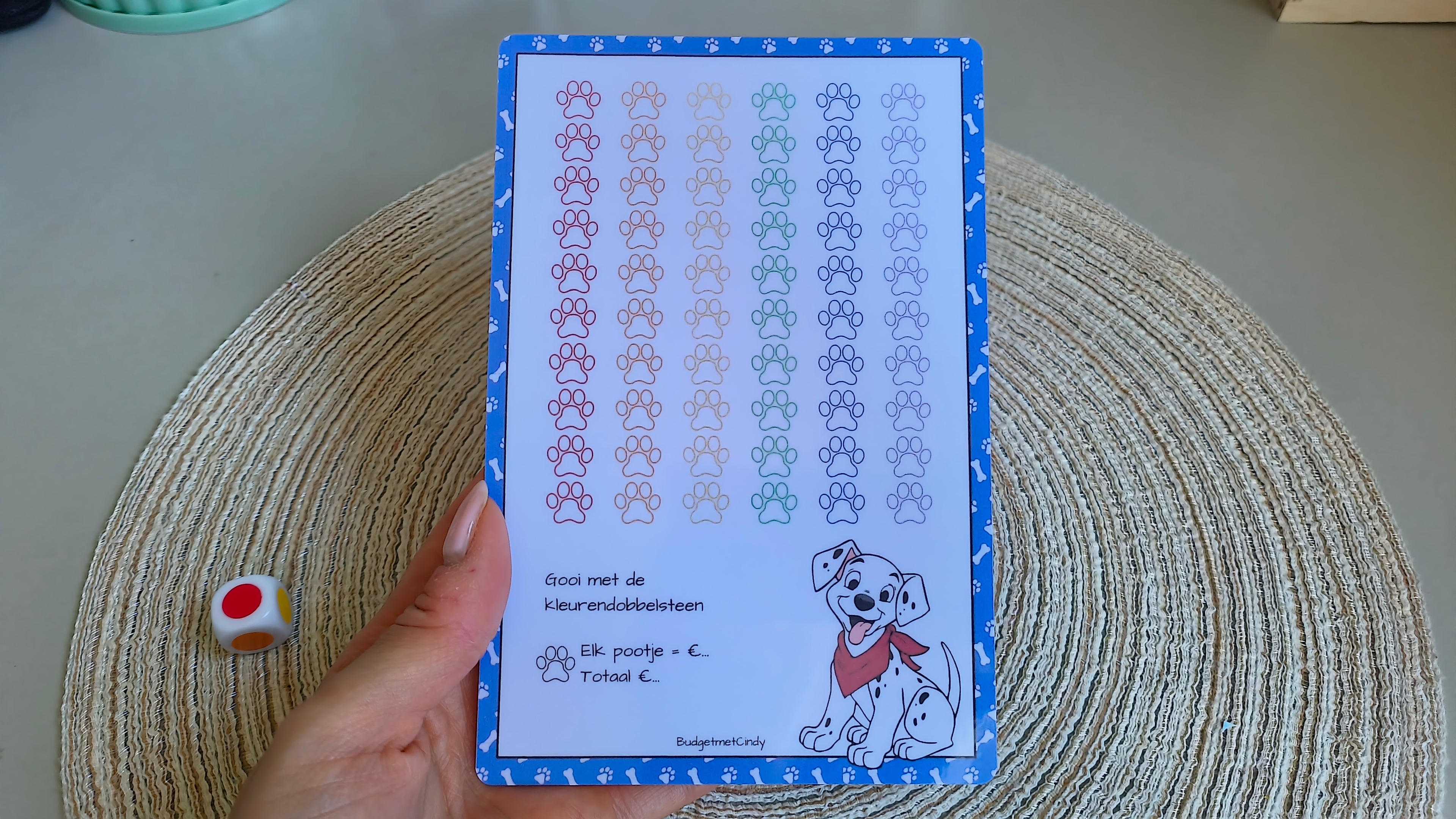 A5 puppy kleurendobbel