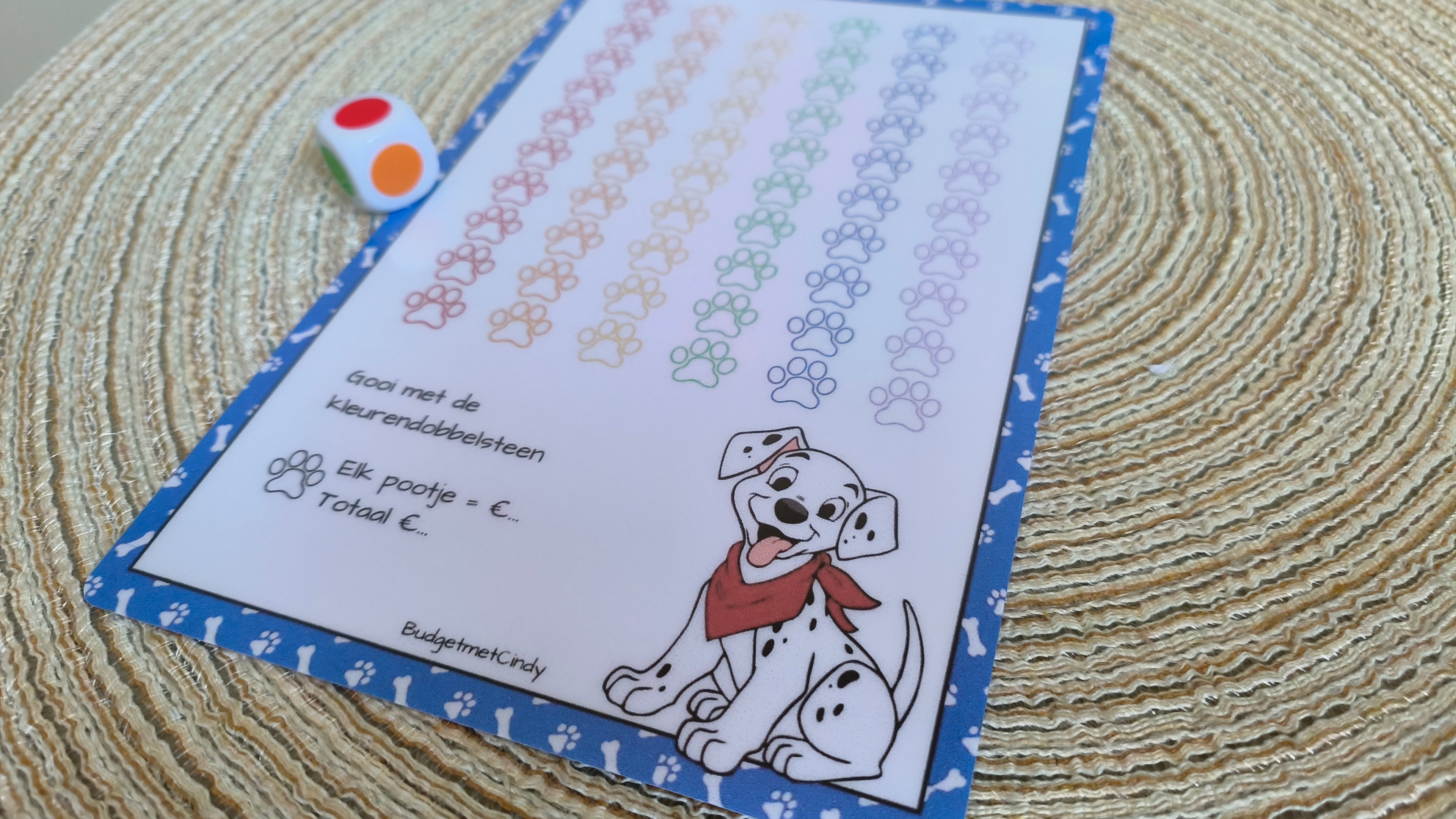A5 puppy kleurendobbel