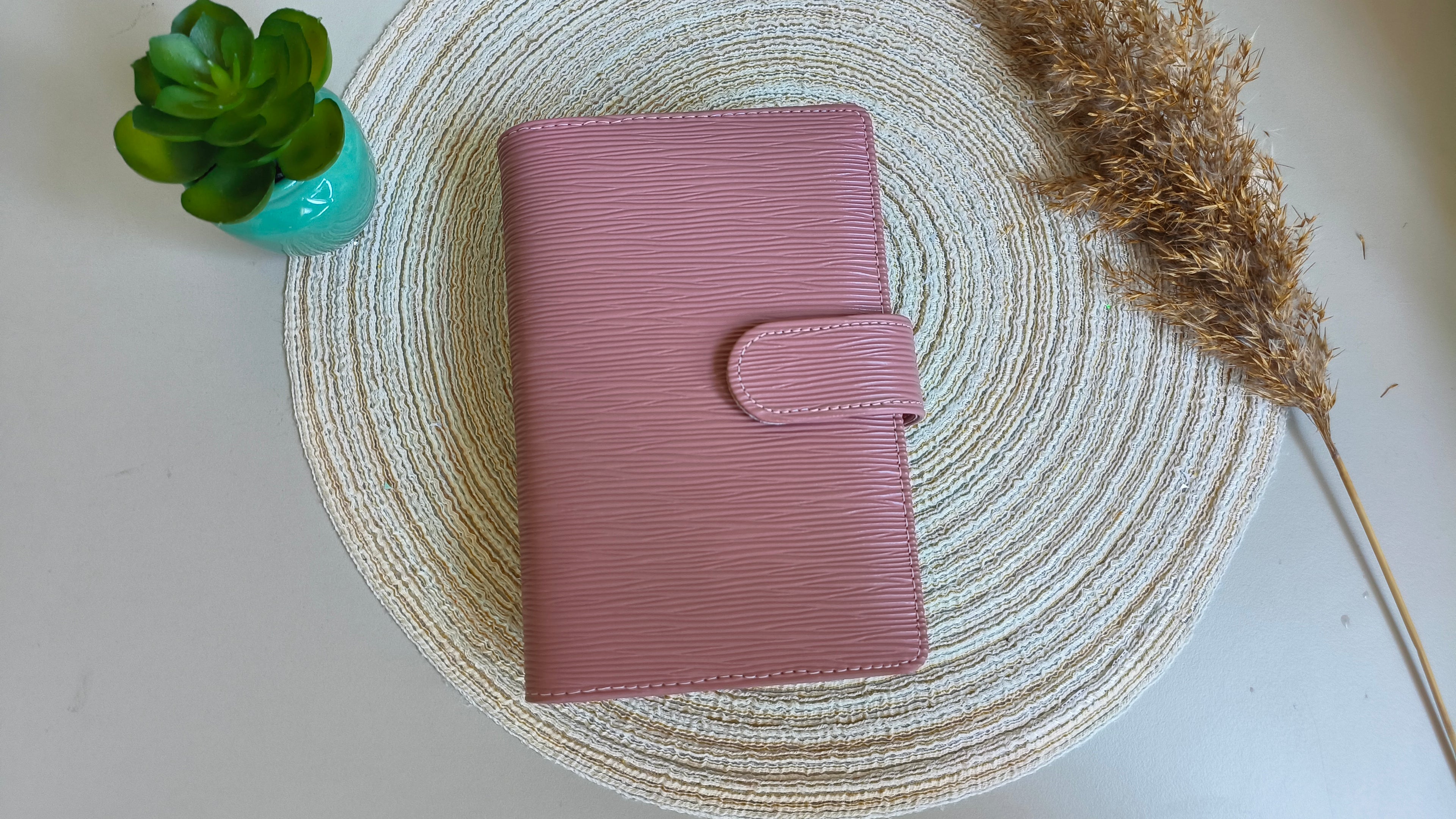 A6 binder luxe mauve