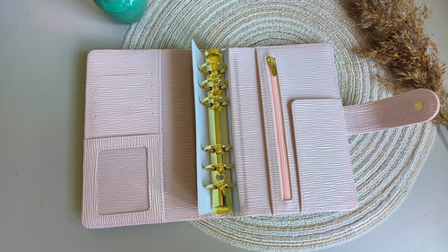 A6 binder luxe pale