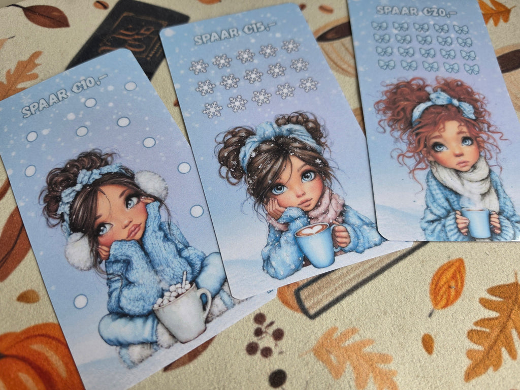 A6 set Winter cacao girls