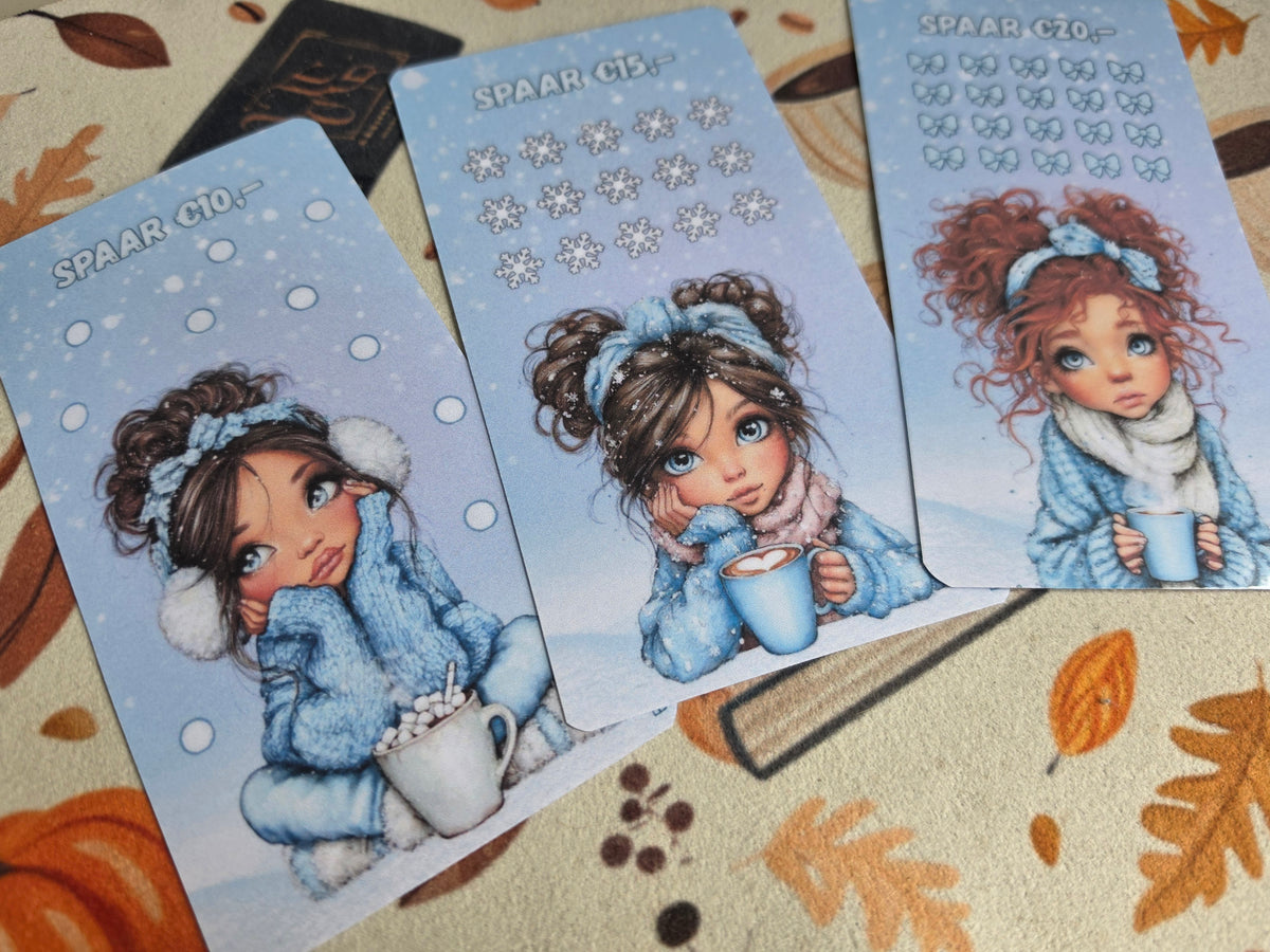 A6 set Winter cacao girls