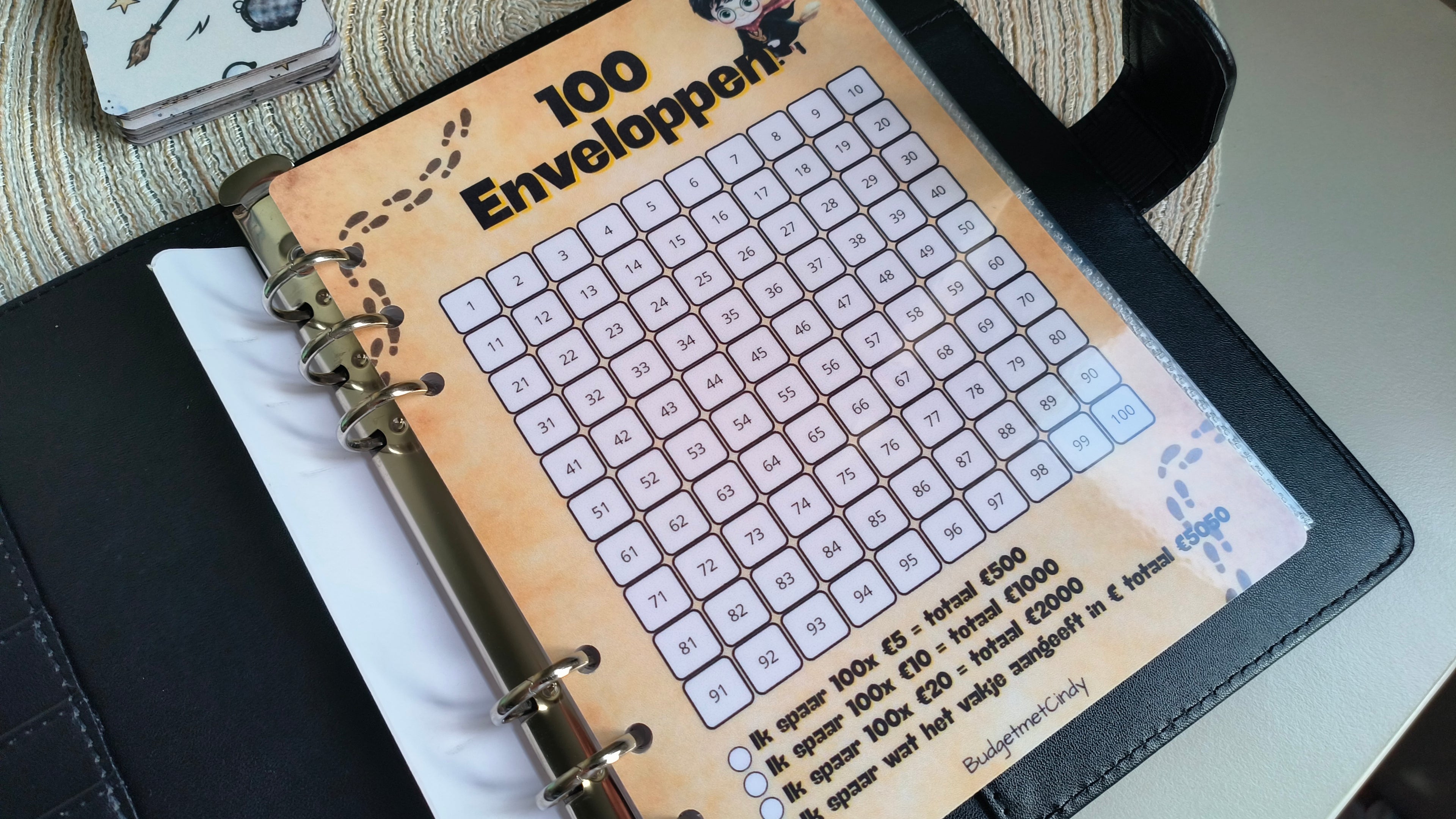 100 enveloppen wizard