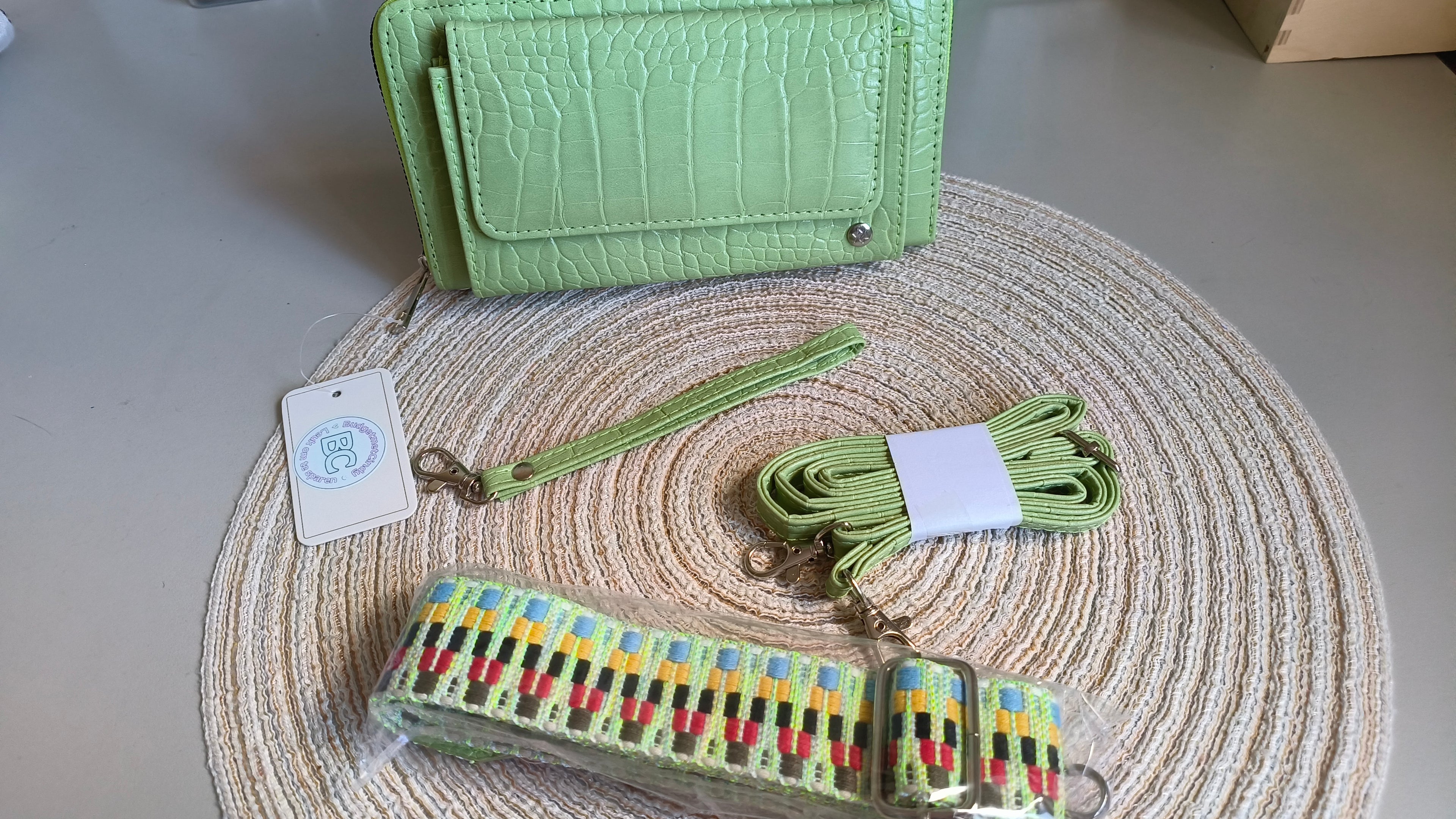 Portemonnee tas croco