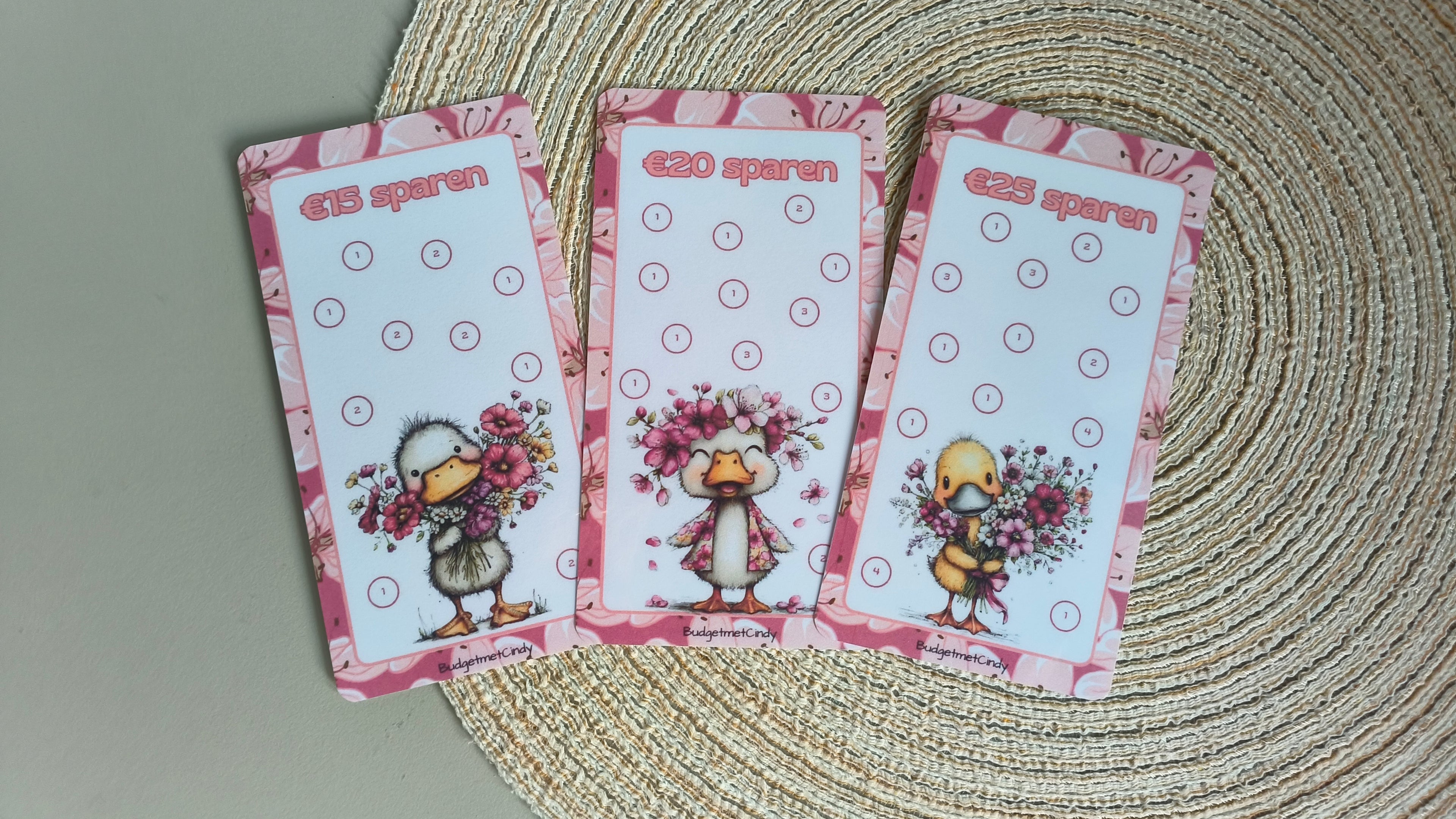 Lente eendjes A6 set