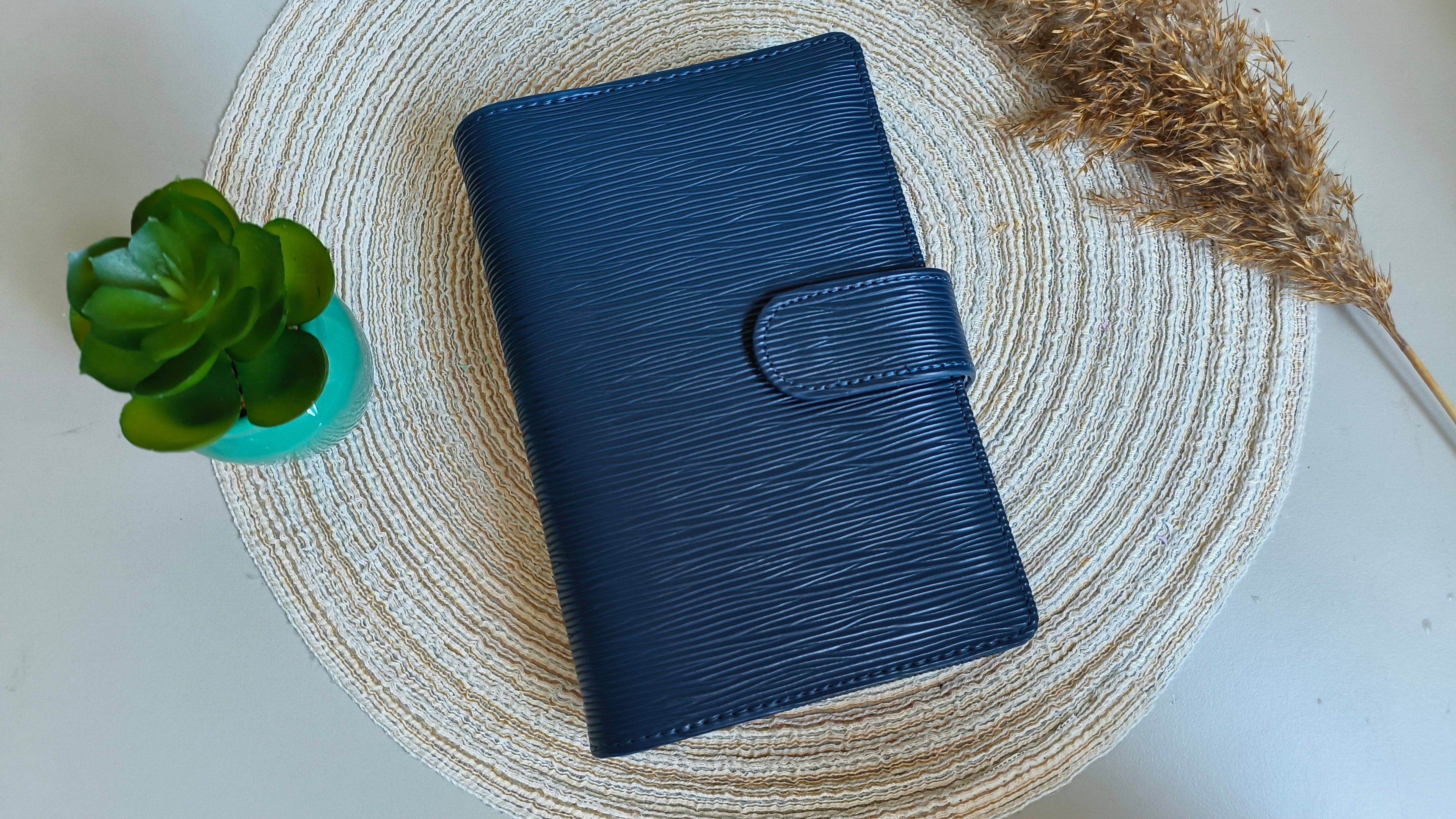 A6 binder luxe midnight blue