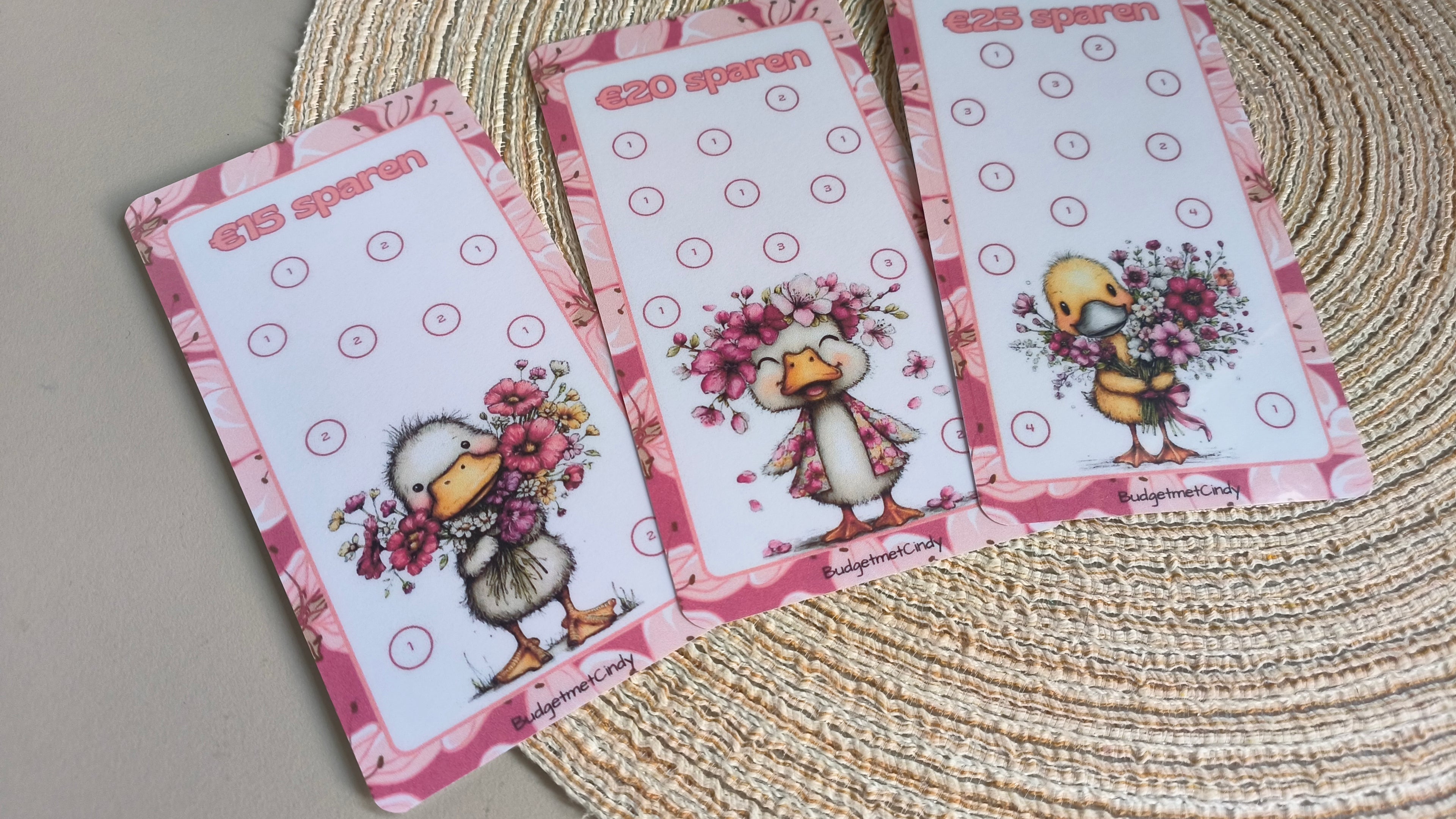 Lente eendjes A6 set