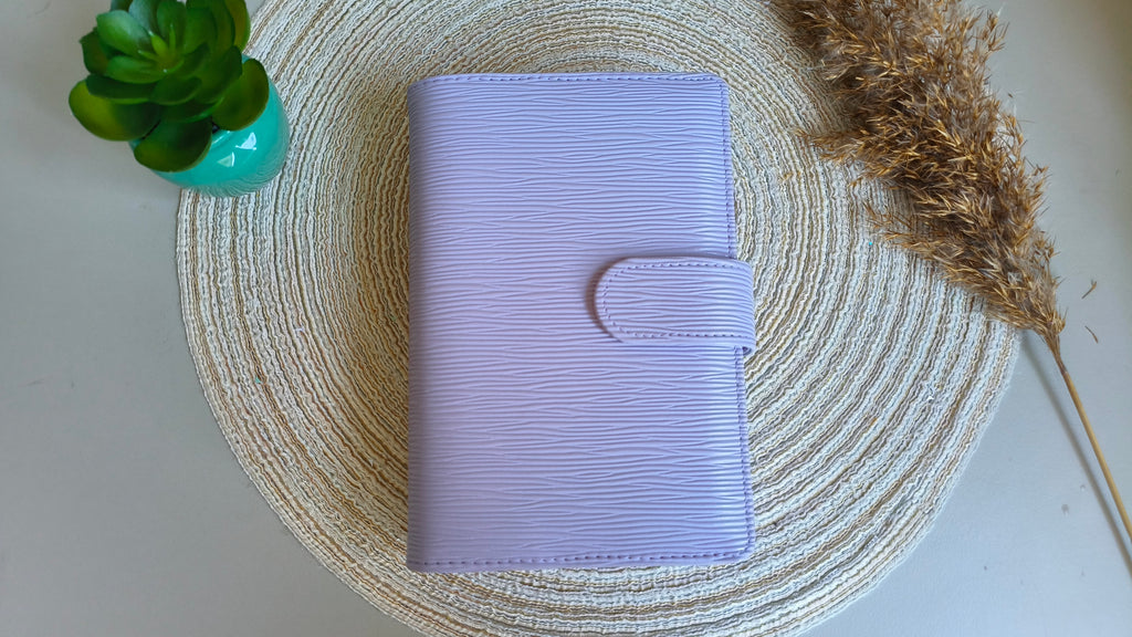A6 binder luxe lila