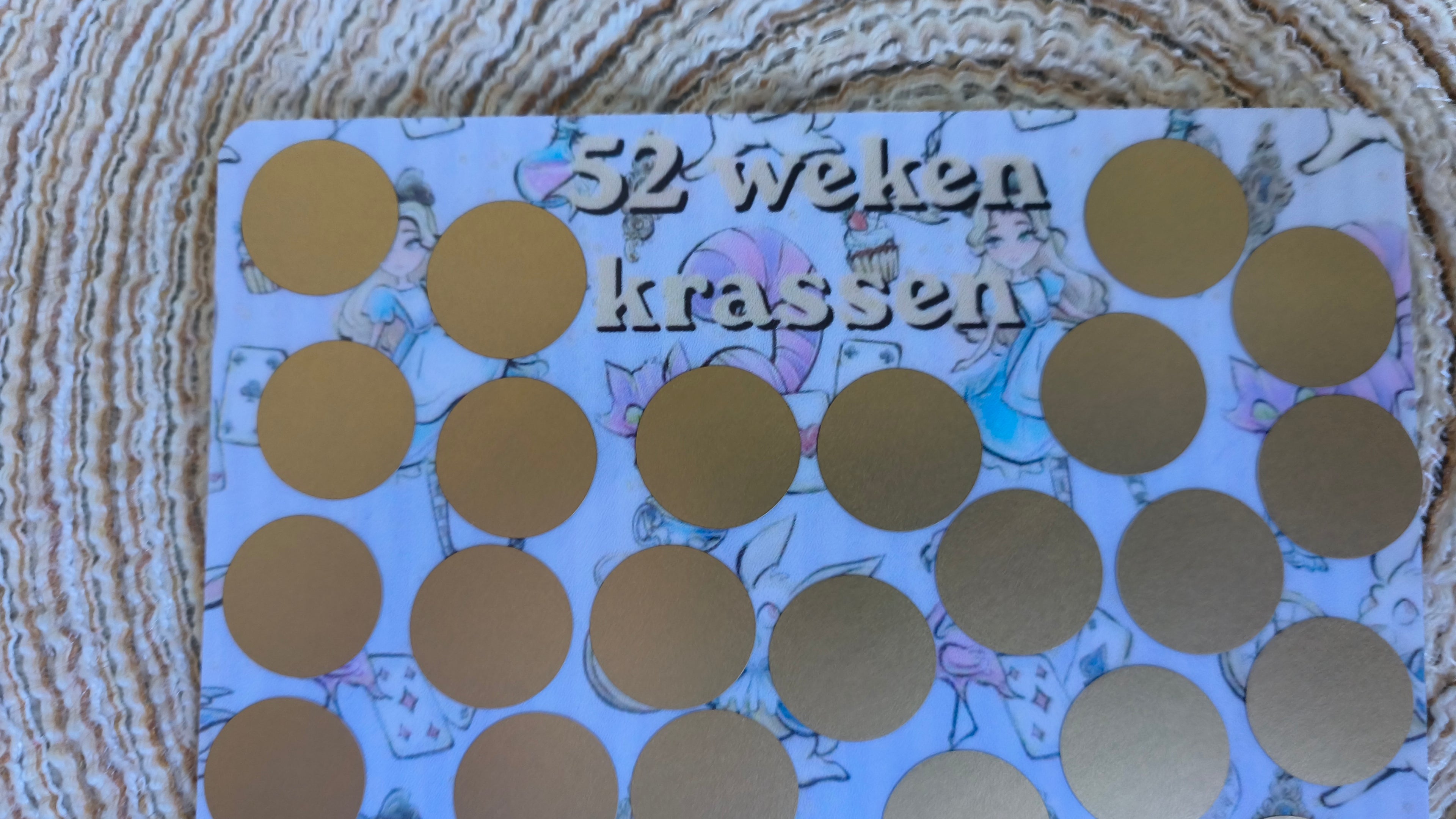 A5 52 weken krassen wonderland