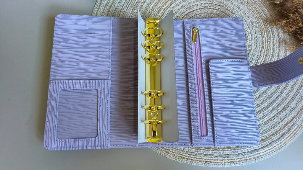 A6 binder luxe lila