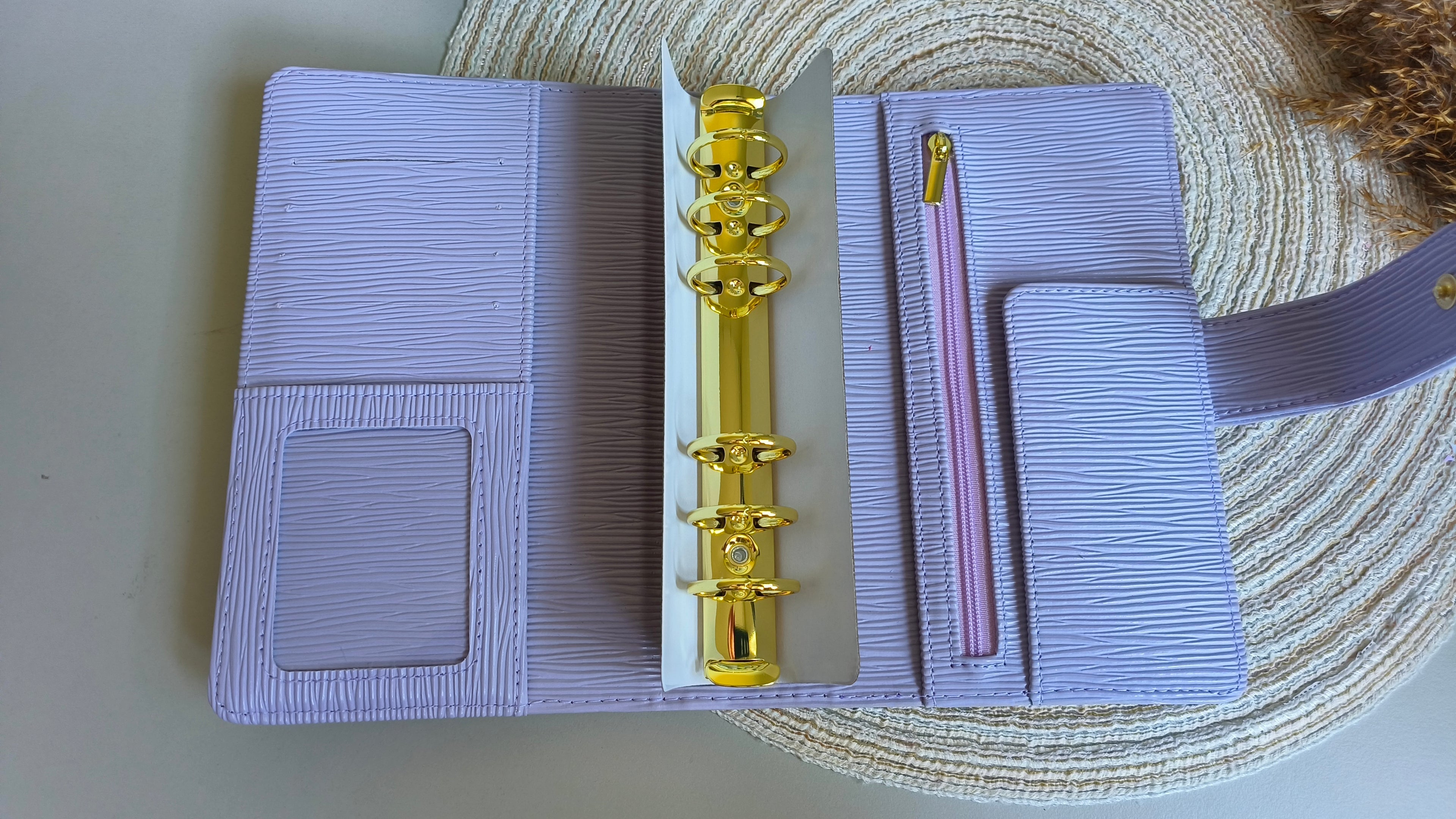 A6 binder luxe lila