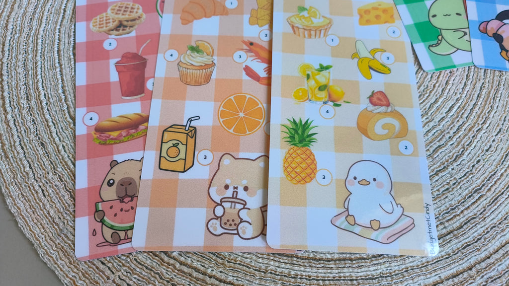 A6 kleuren picknick
