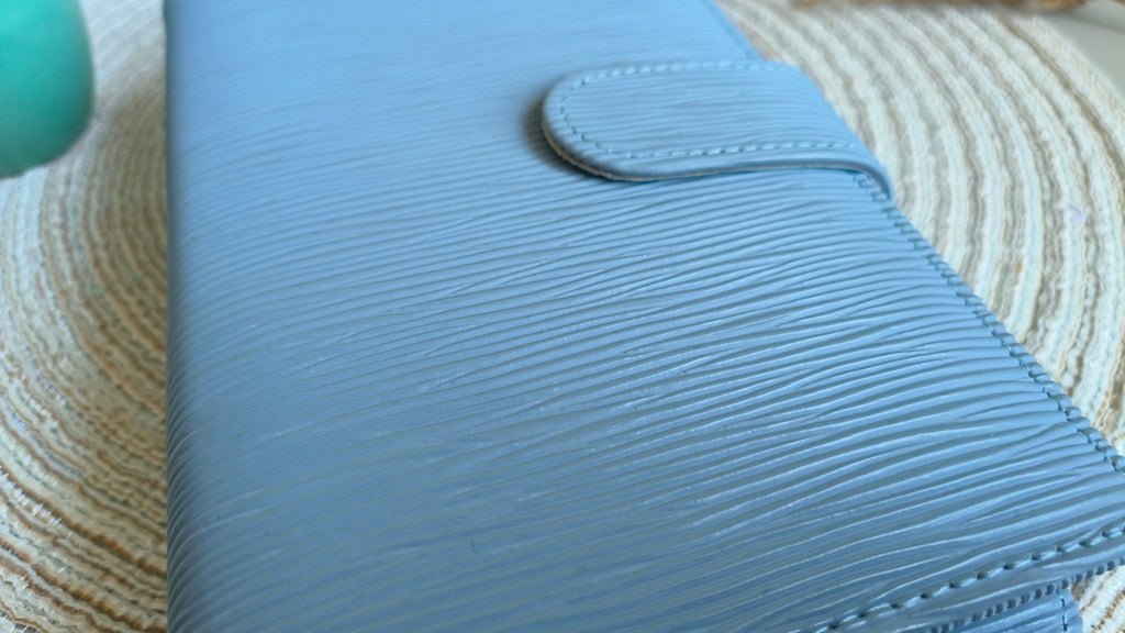 A6 binder luxe Dusk blue