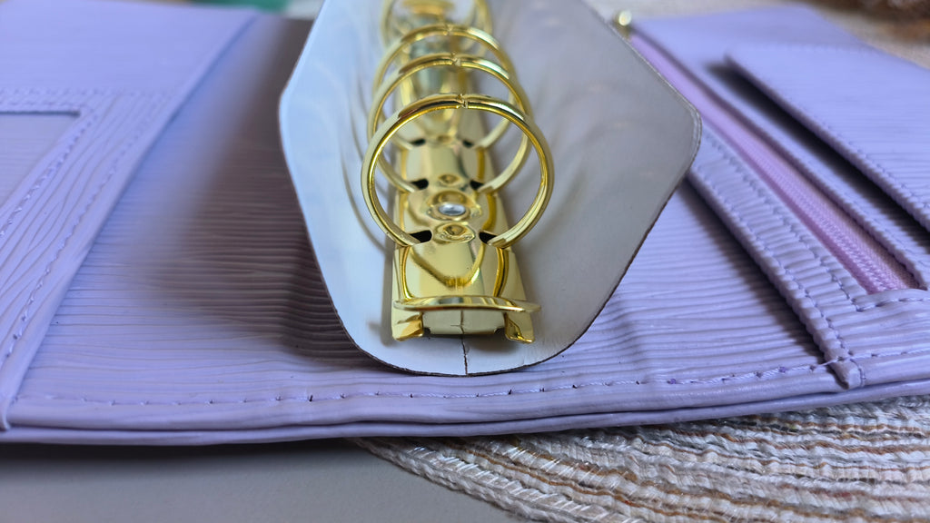 A6 binder luxe lila