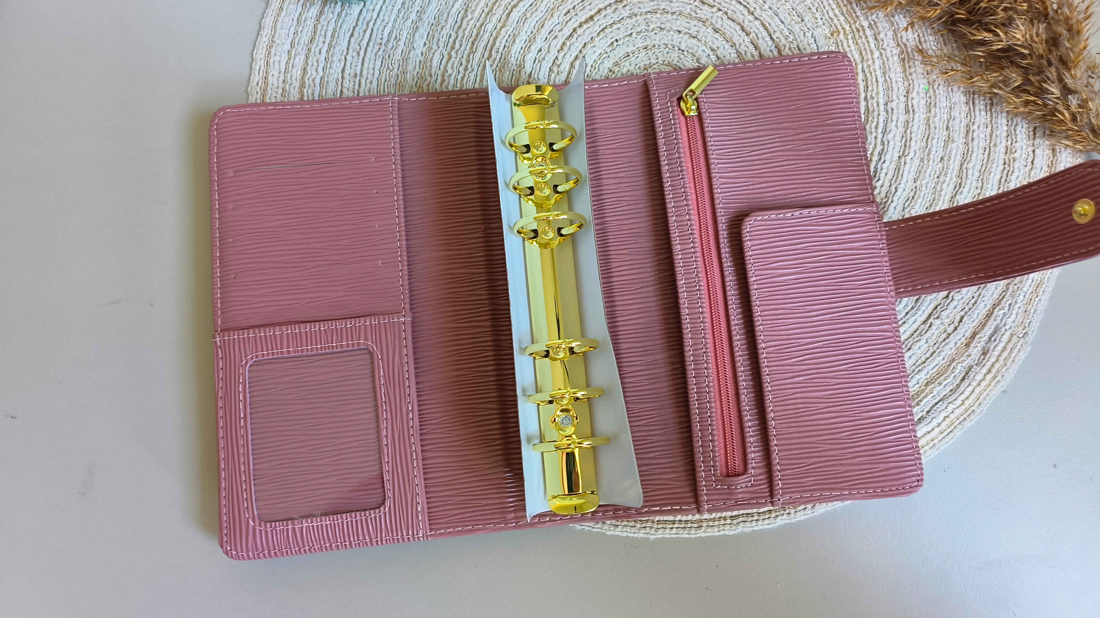 A6 binder luxe mauve