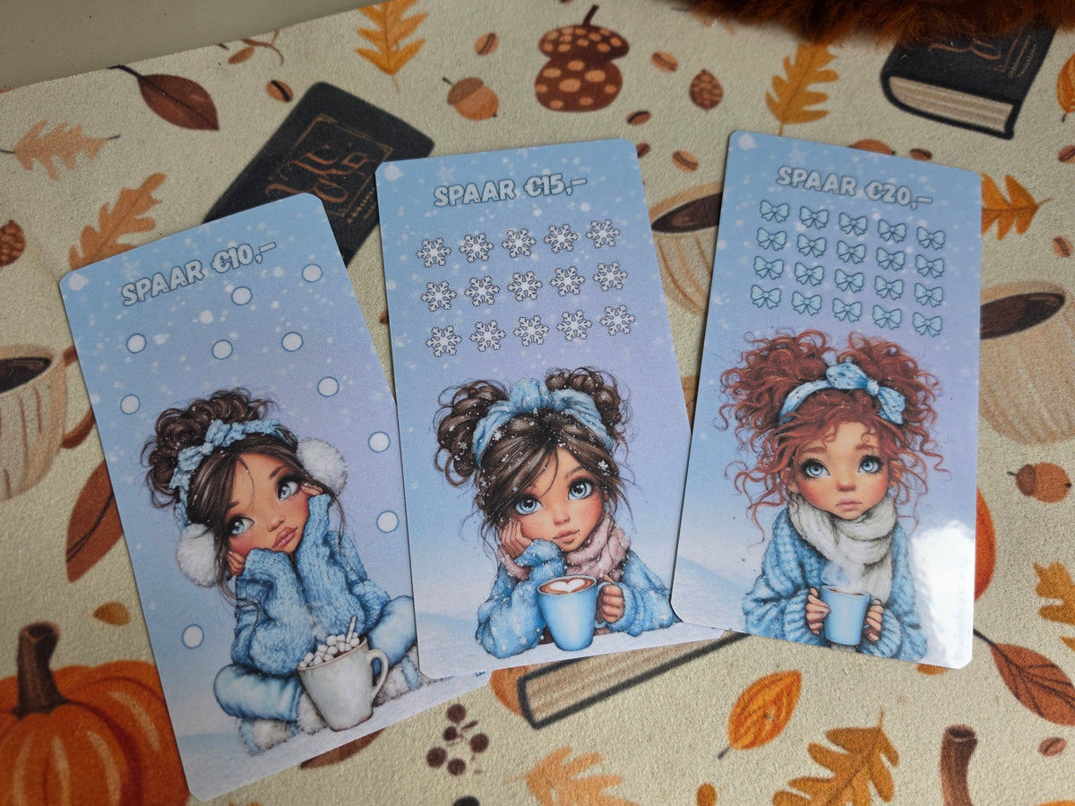 A6 set Winter cacao girls