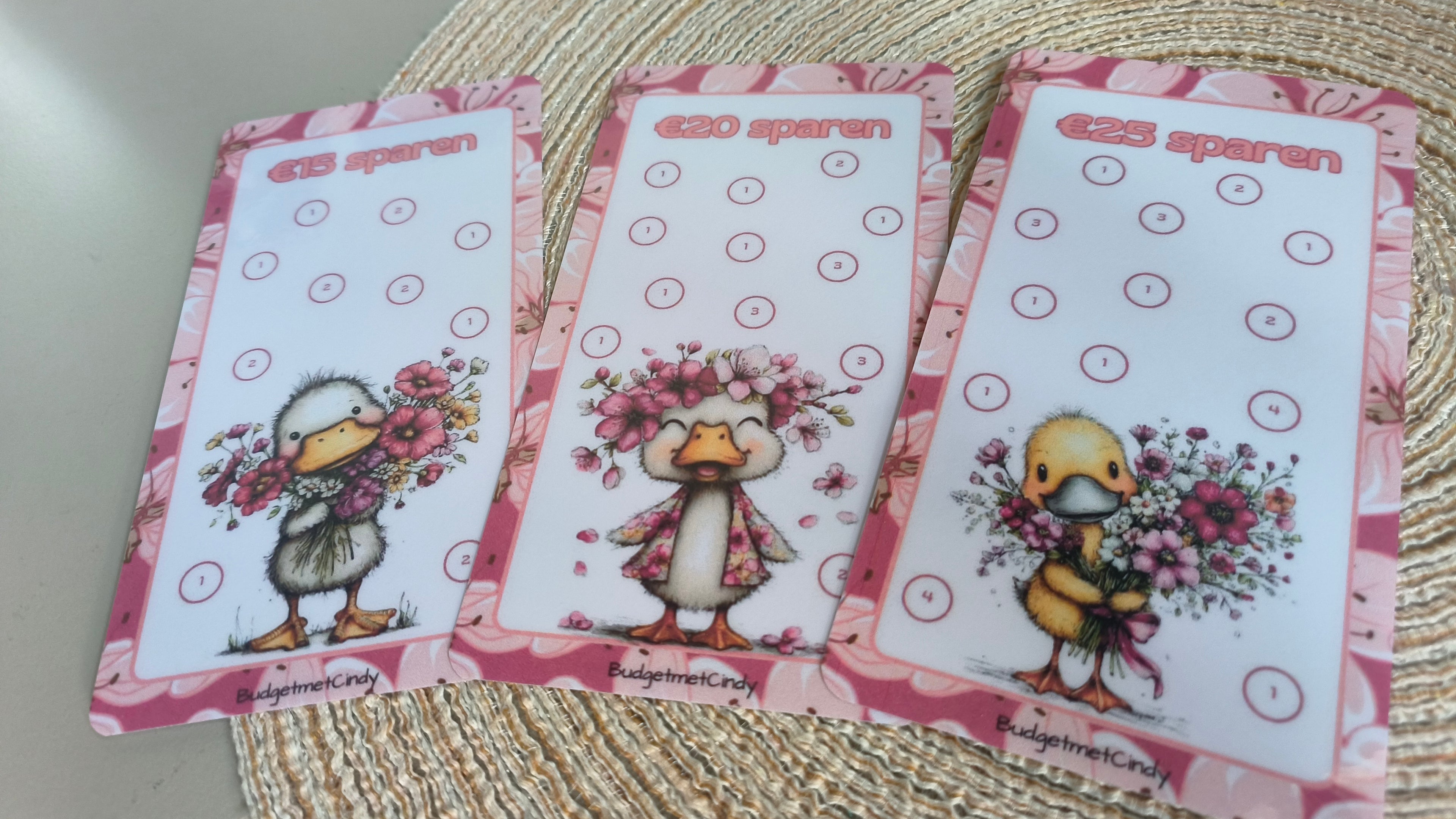 Lente eendjes A6 set