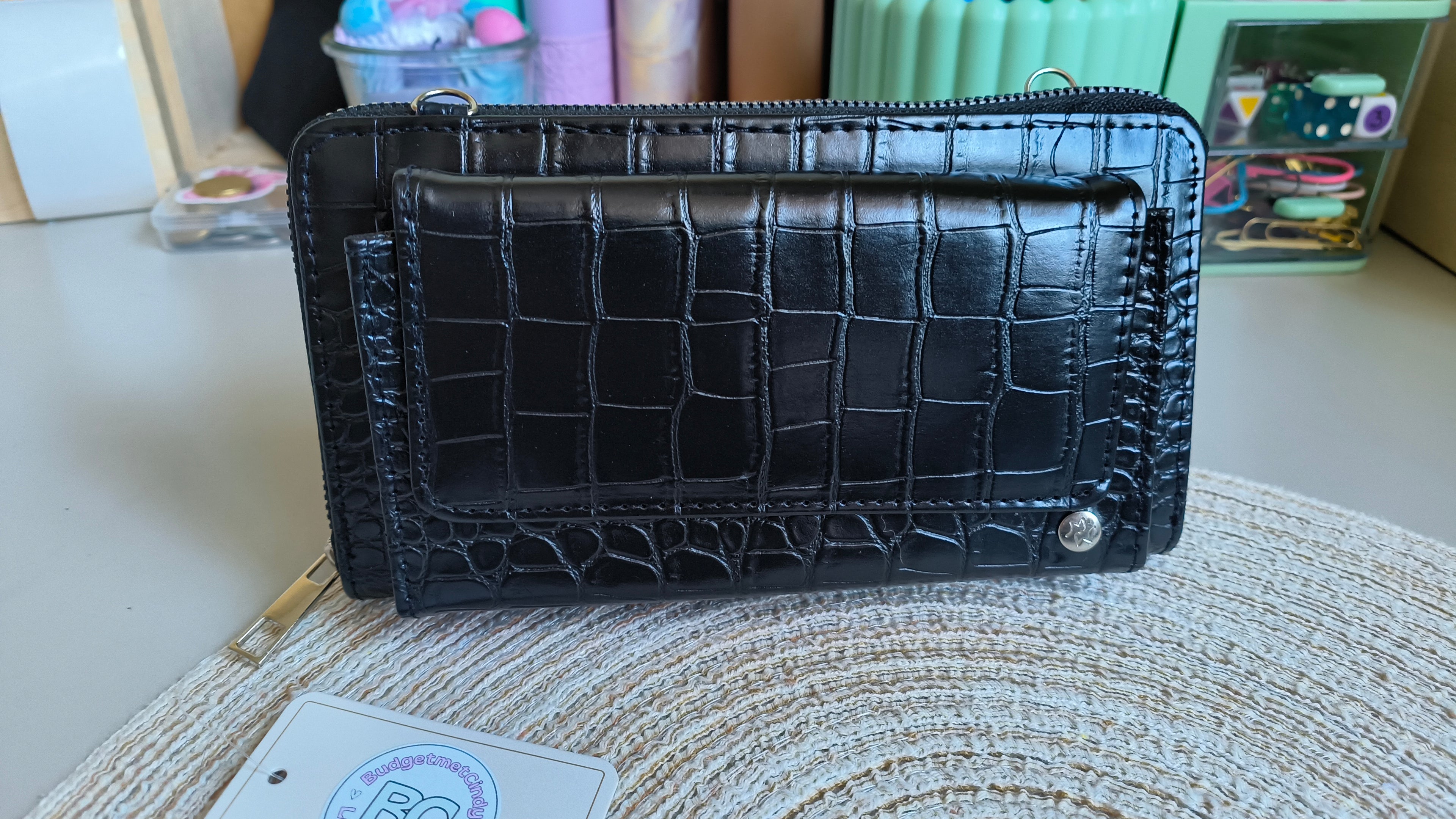 Portemonnee tas croco