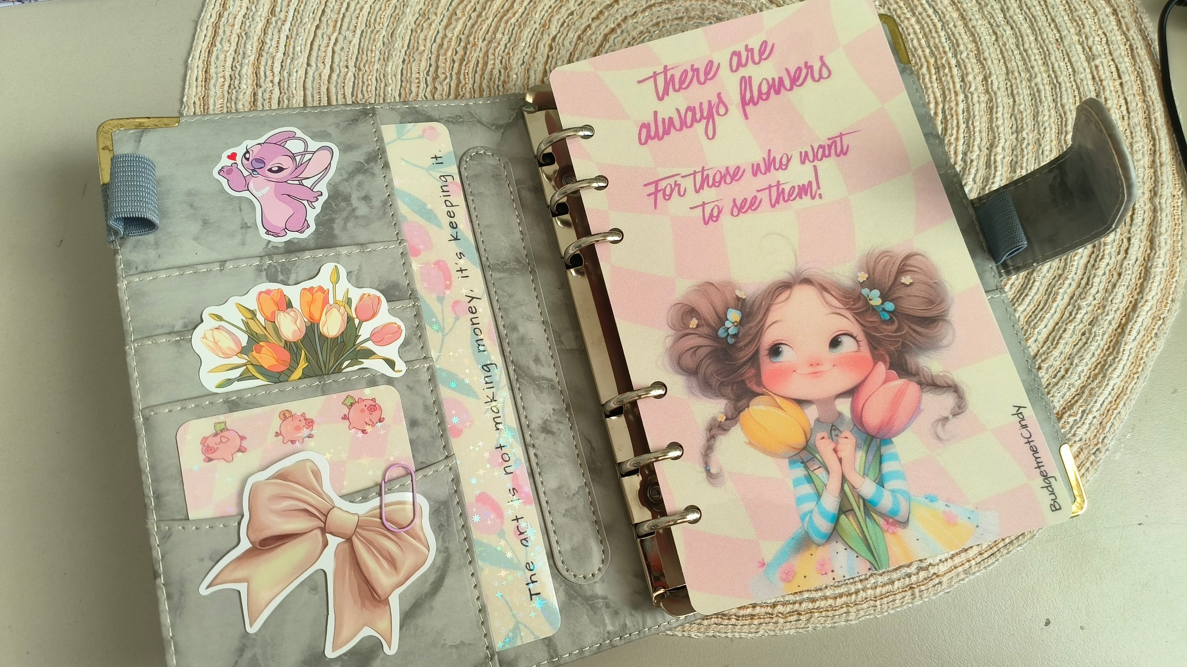 Binder A6 decoratie